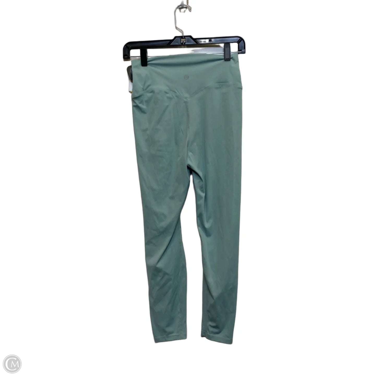 Athletic Leggings Designer By Lululemon In Green, Size: M