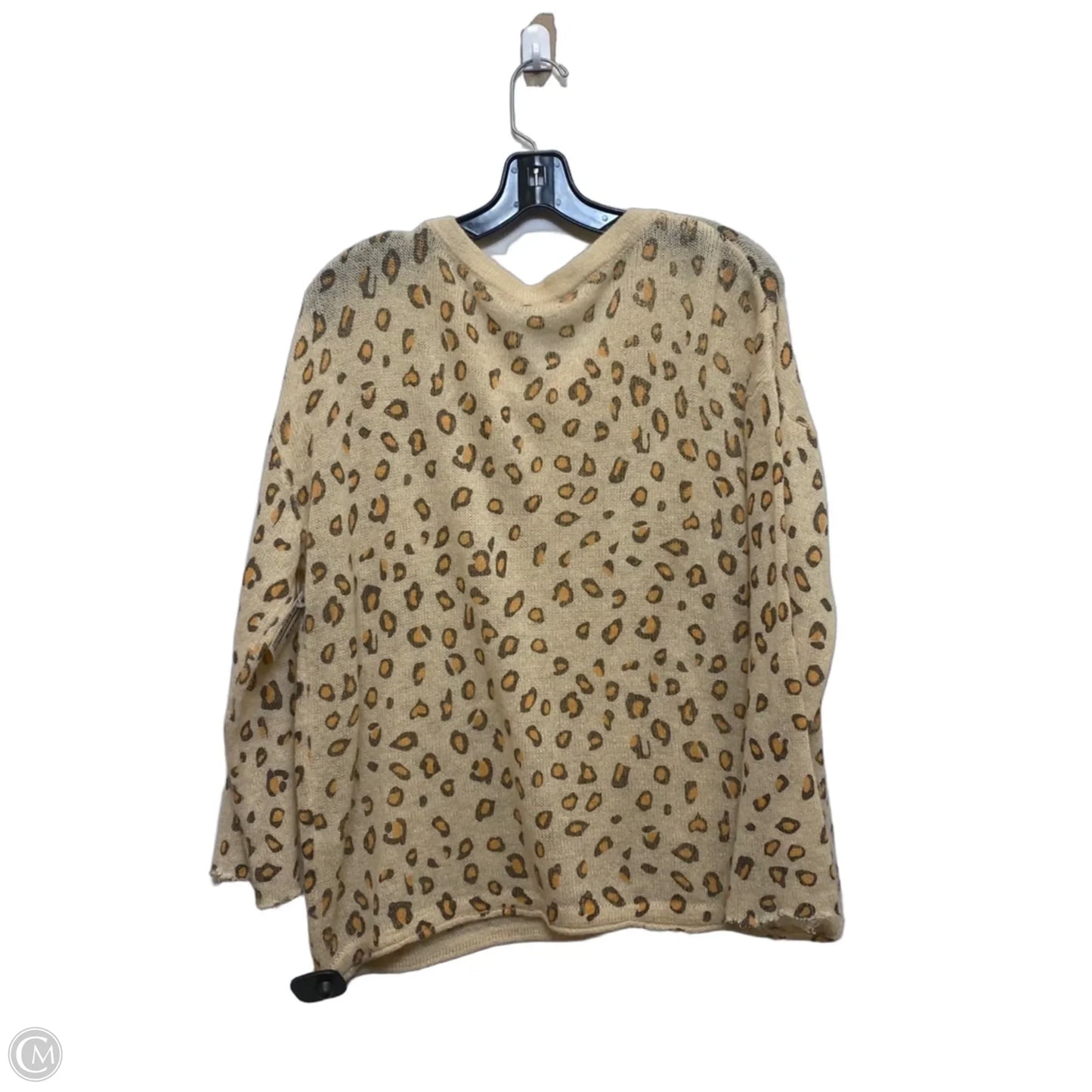 Top Long Sleeve By Pol In Animal Print, Size: S