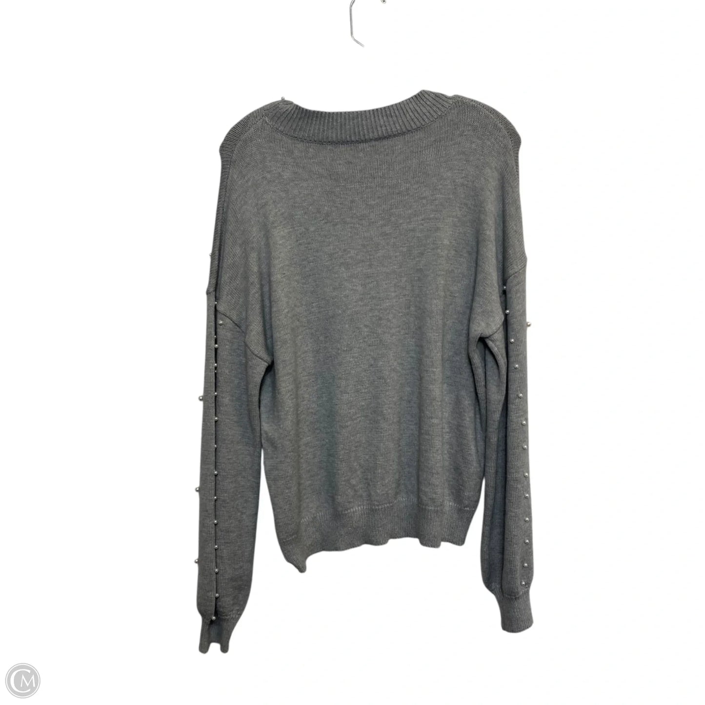 Sweater By Clothes Mentor In Grey, Size: M