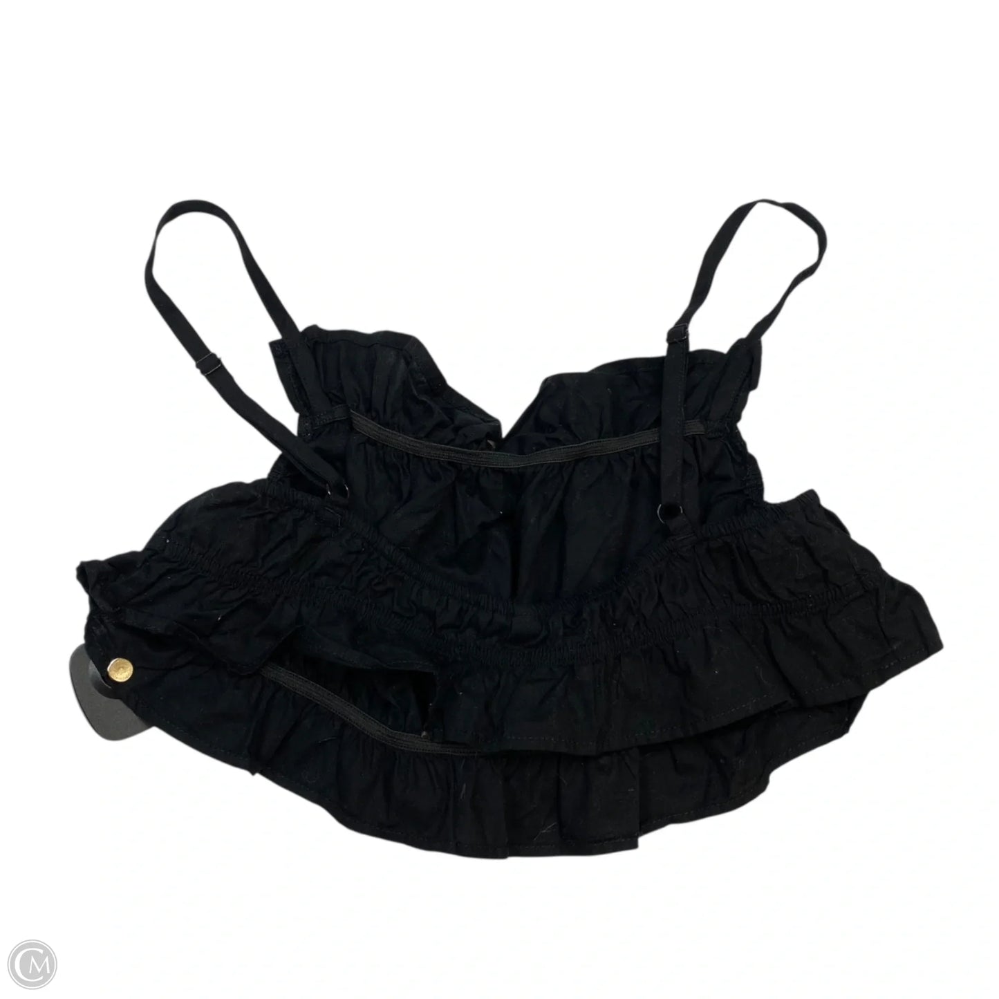 Top Sleeveless By H&m In Black, Size: M