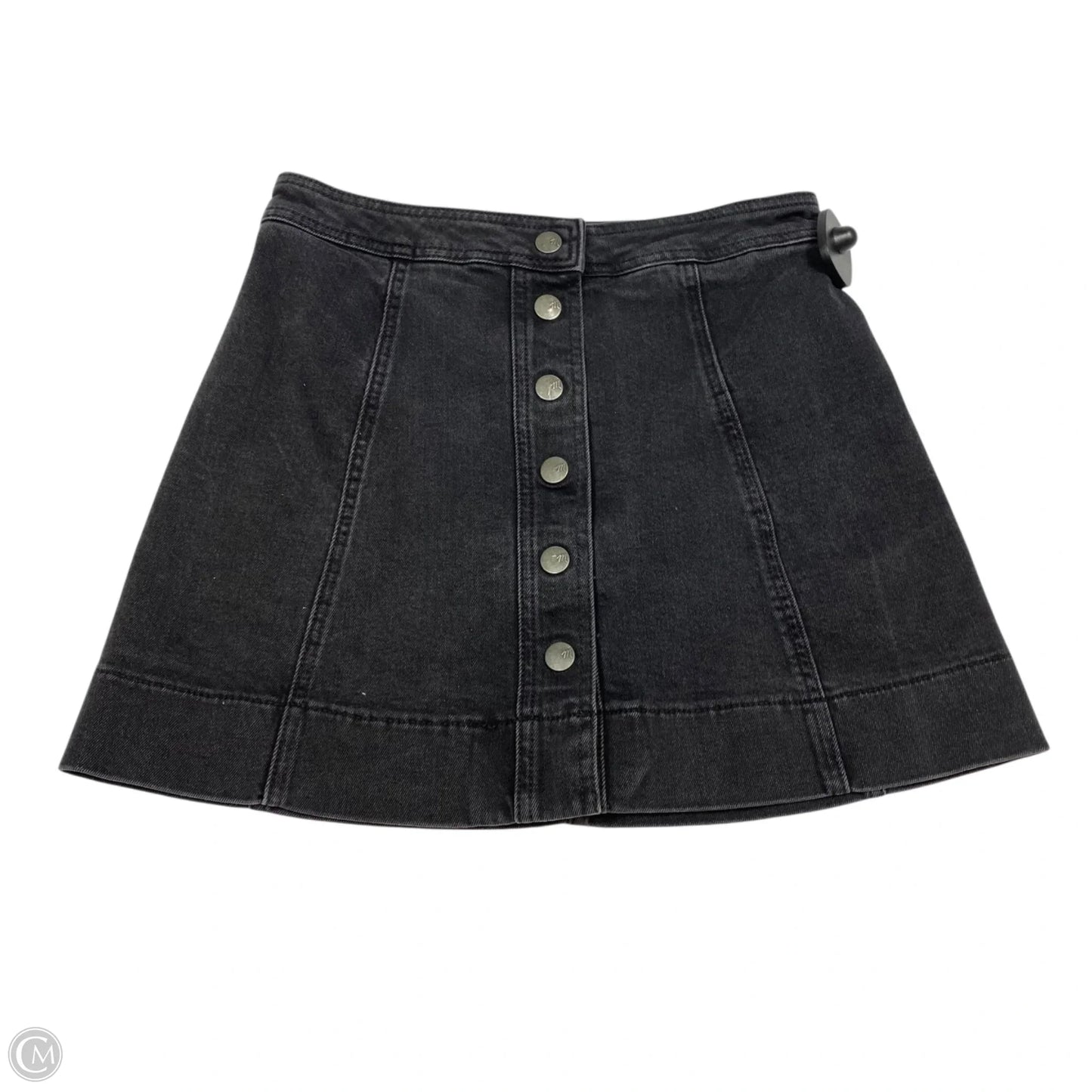 Skirt Mini & Short By Madewell In Black Denim, Size: Xs