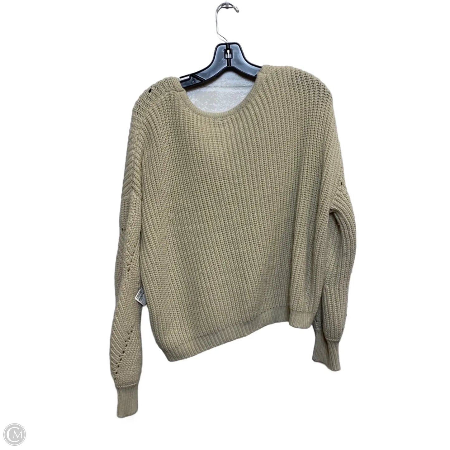Sweater By Moon And Madison In Cream, Size: L