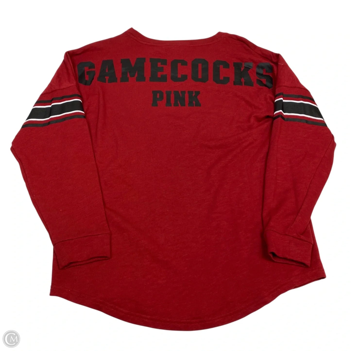 Top Long Sleeve By Pink In Red, Size: L