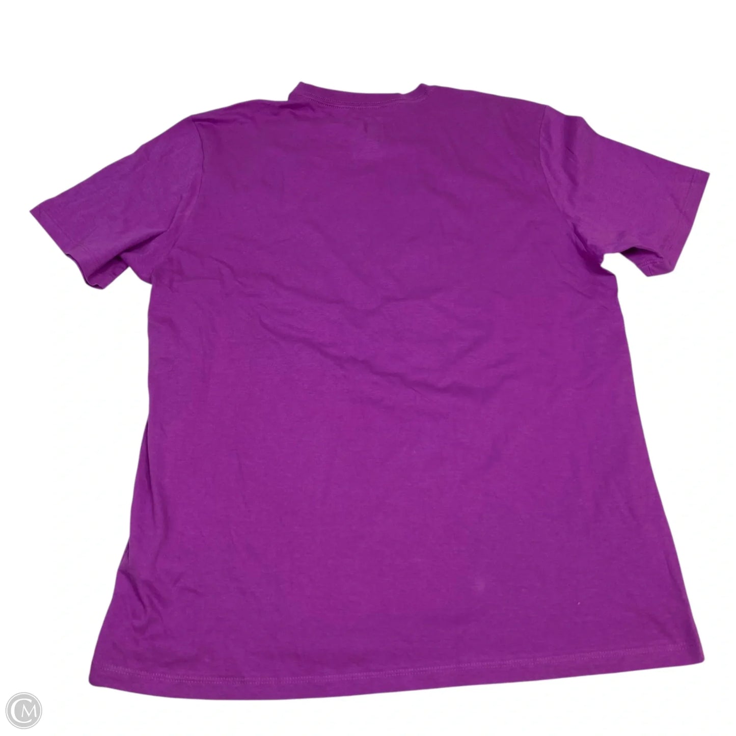 Athletic Top Short Sleeve By The North Face In Purple, Size: L
