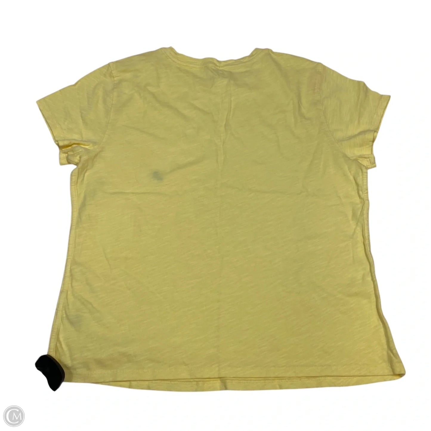 Top Short Sleeve By Aerie In Yellow, Size: M