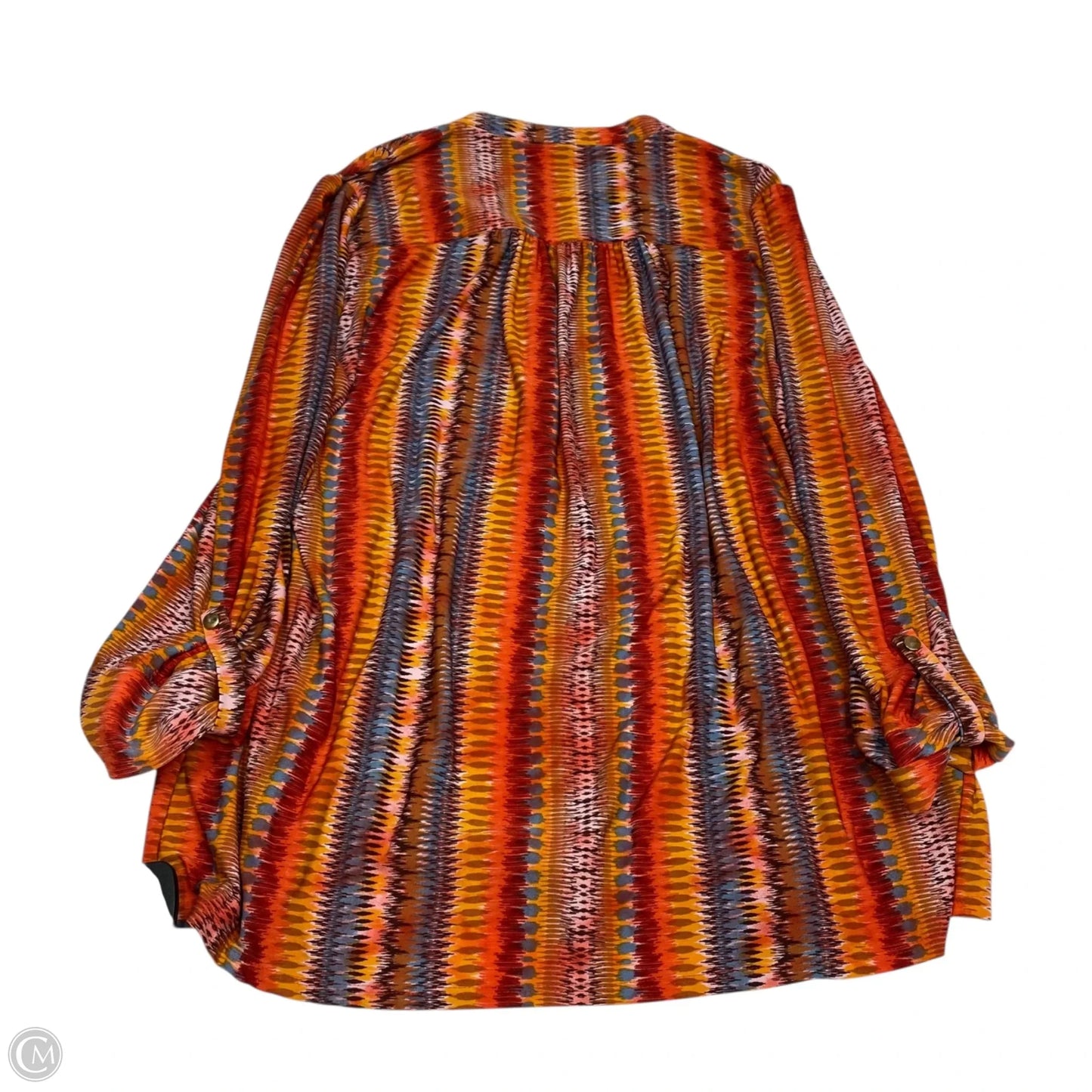 Top Long Sleeve By New Directions In Orange, Size: Xl