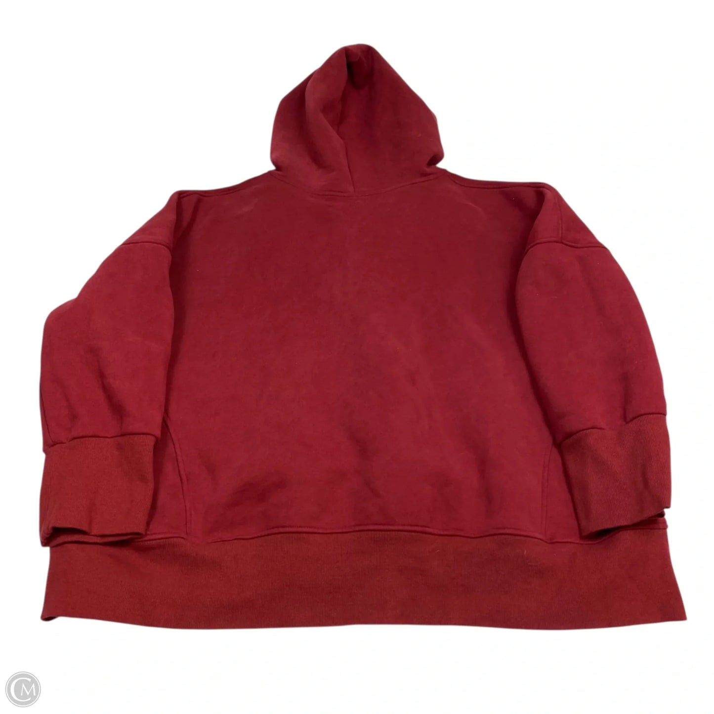 Sweatshirt Hoodie By Clothes Mentor In Red, Size: 2x