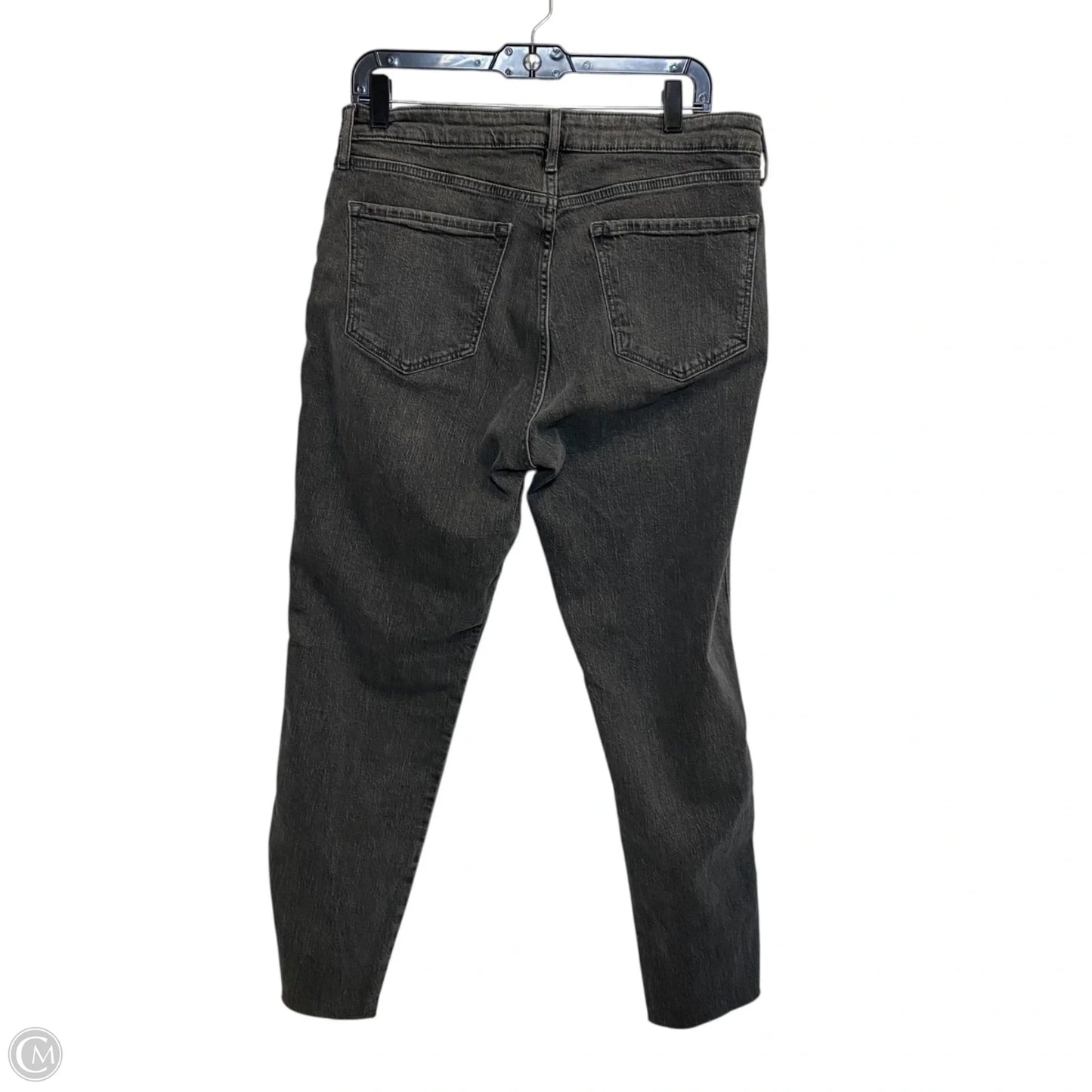 Jeans Straight By Old Navy In Black Denim, Size: 12