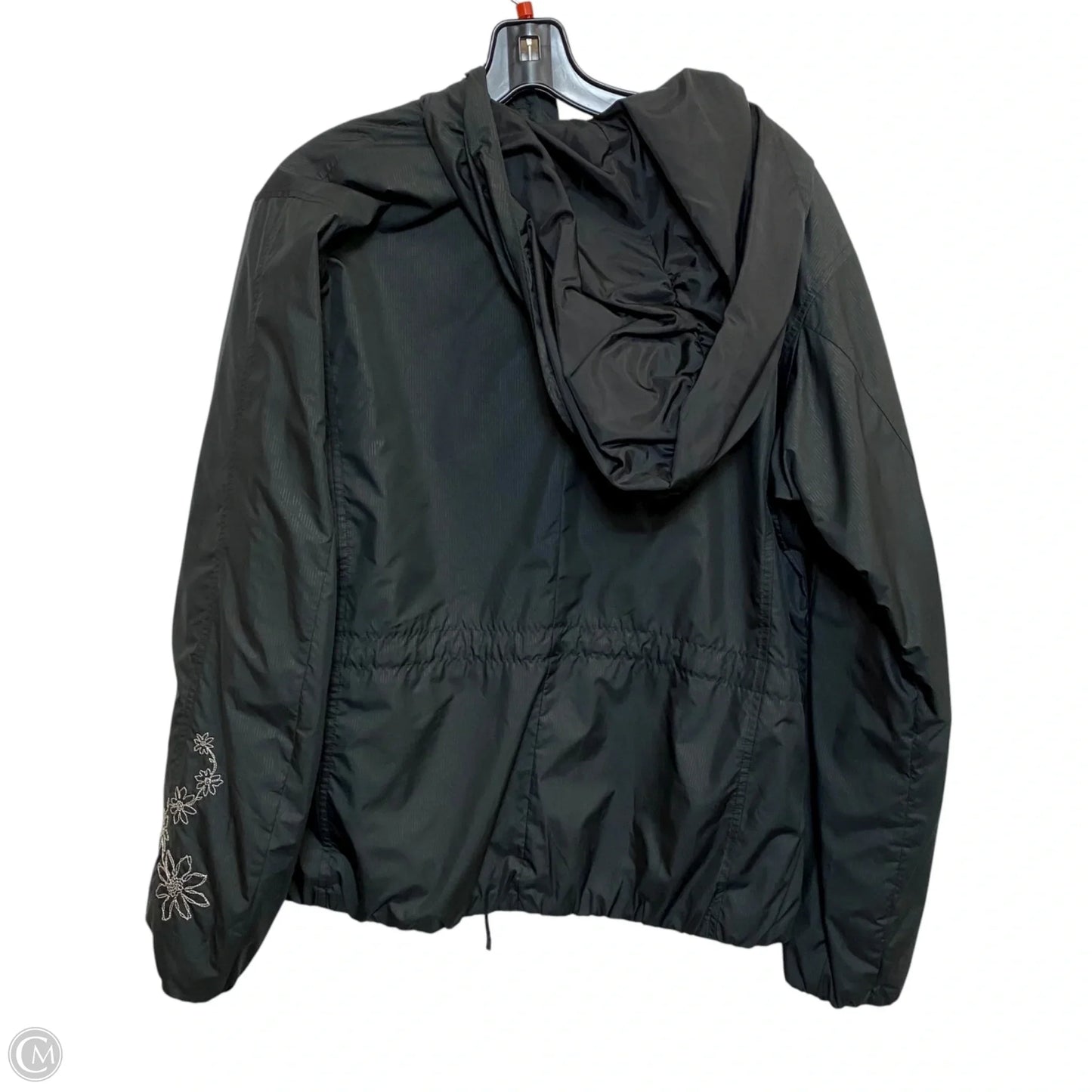 Jacket Windbreaker By Columbia In Black, Size: L