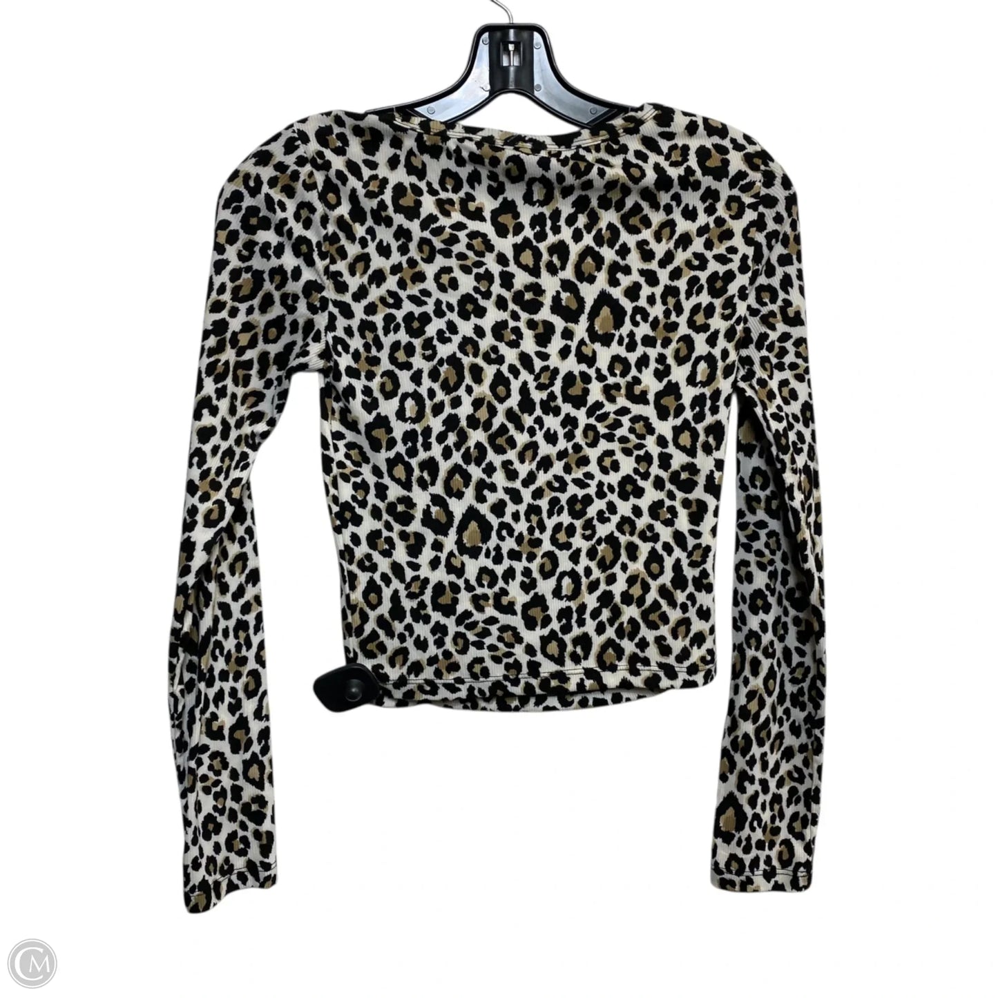 Top Long Sleeve By Just Polly In Animal Print, Size: S