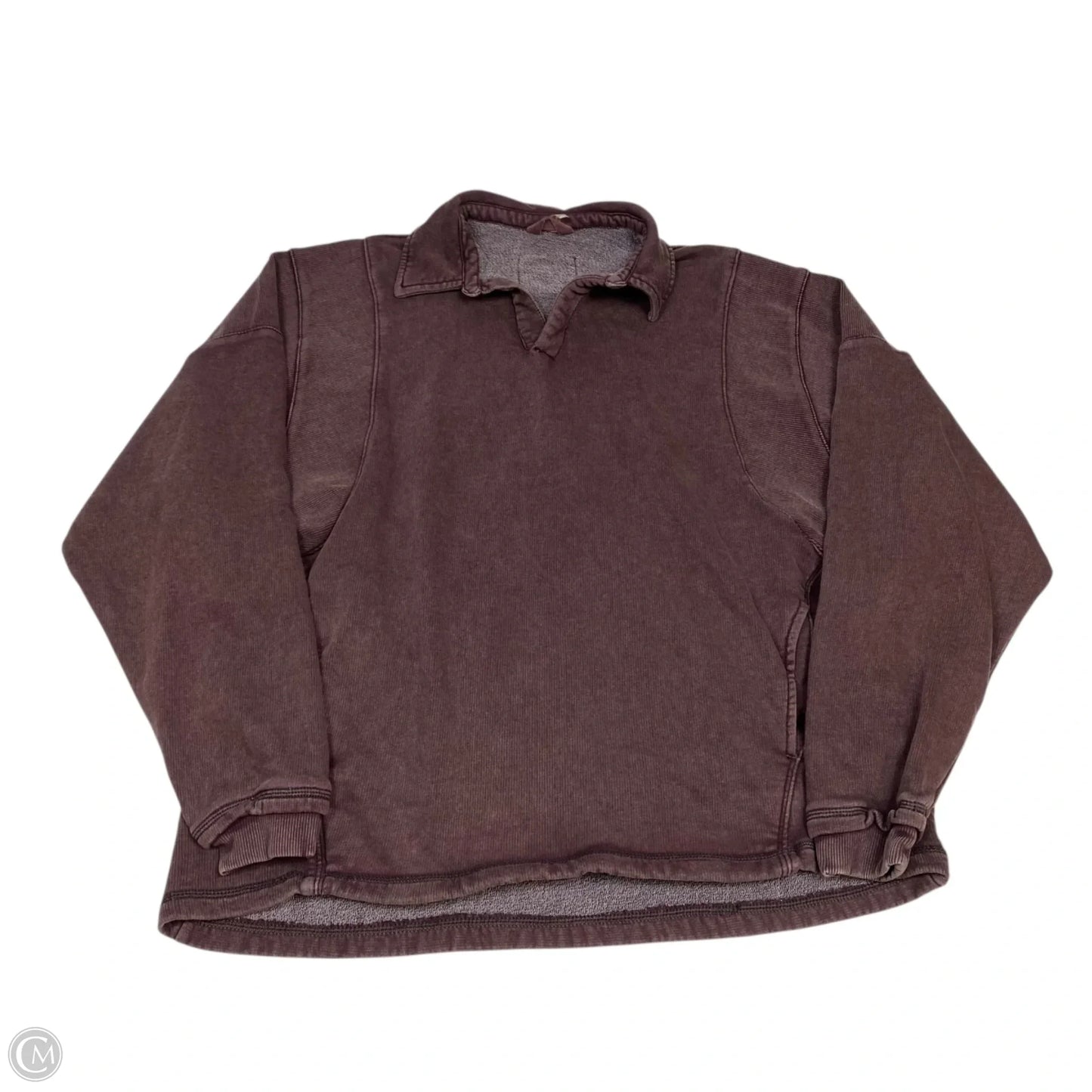Top Long Sleeve By Free People In Purple, Size: S