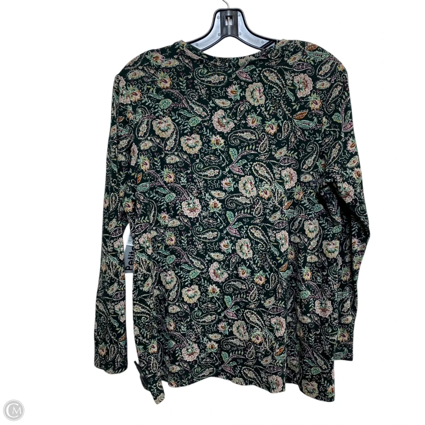 Top Long Sleeve By J. Jill In Green, Size: Lp