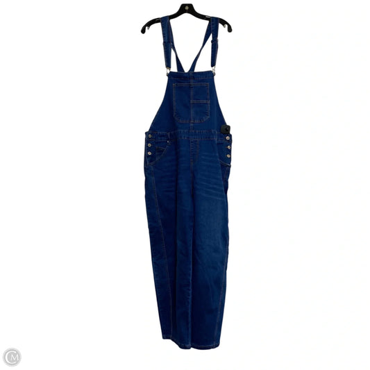 Overalls By Luvamia In Blue Denim, Size: Xl