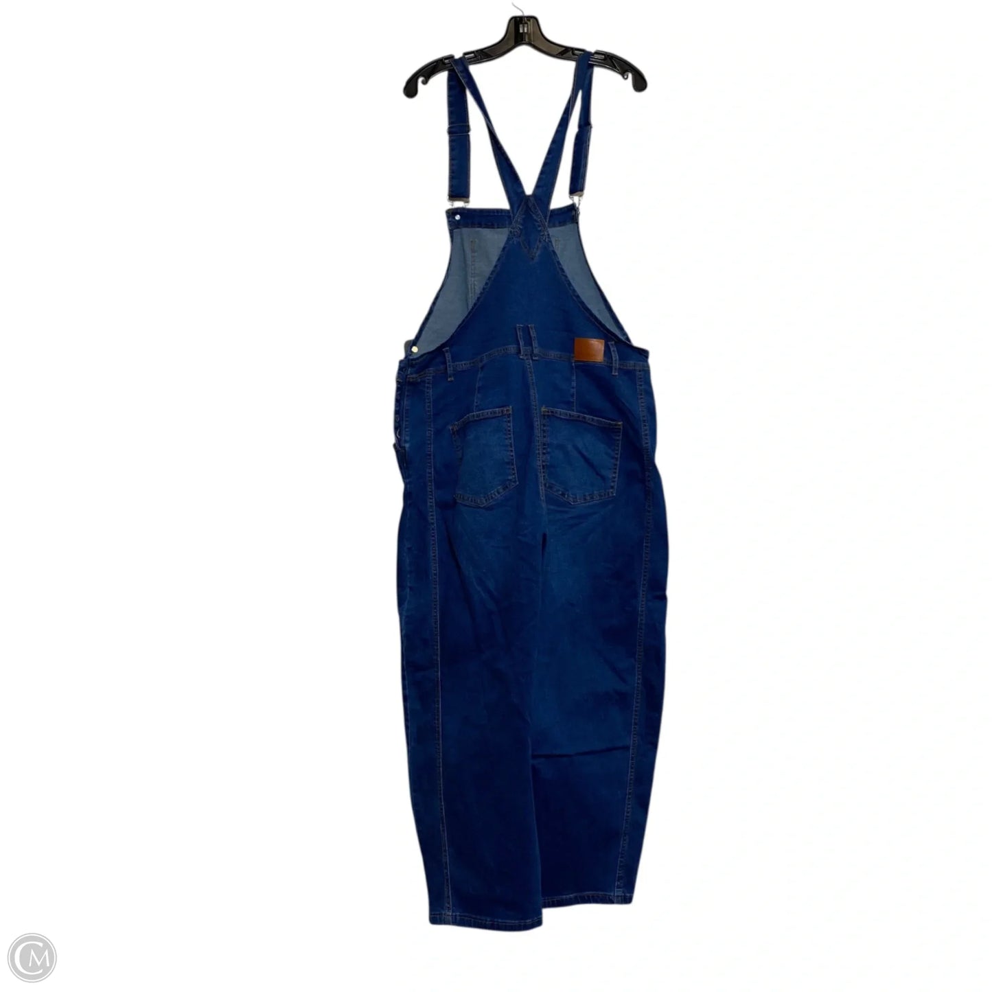 Overalls By Luvamia In Blue Denim, Size: Xl