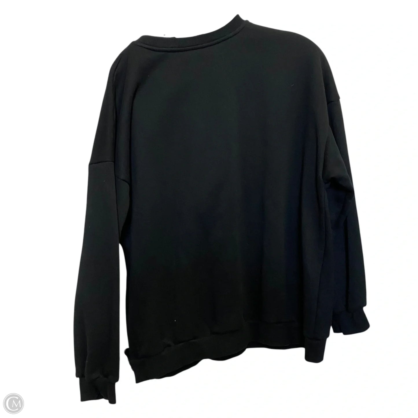 Sweatshirt Crewneck By Prettygarden In Black, Size: Xl