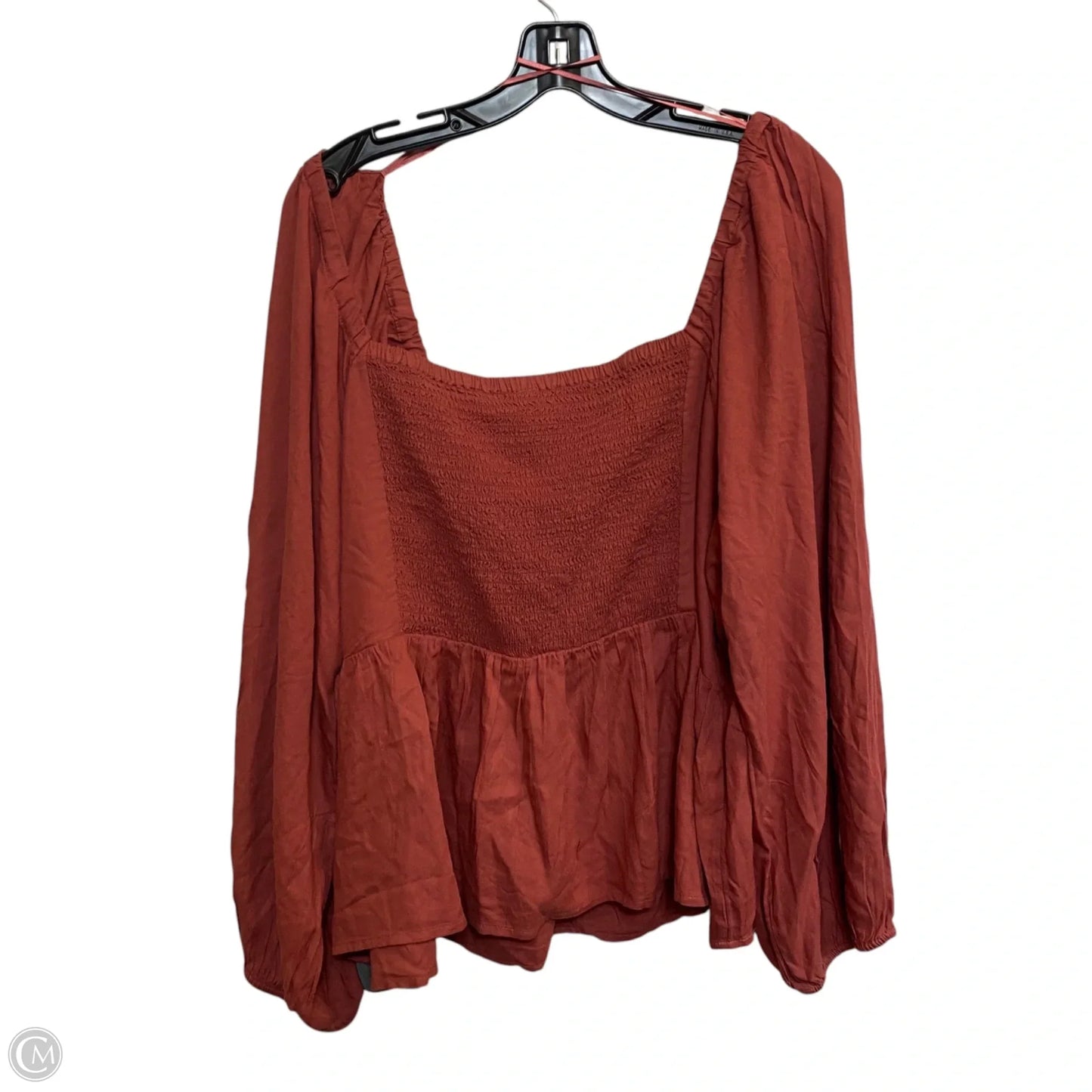 Top Long Sleeve By Old Navy In Brown, Size: 3x