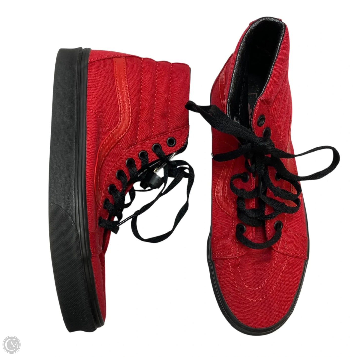 Shoes Sneakers By Vans In Red, Size: 8.5