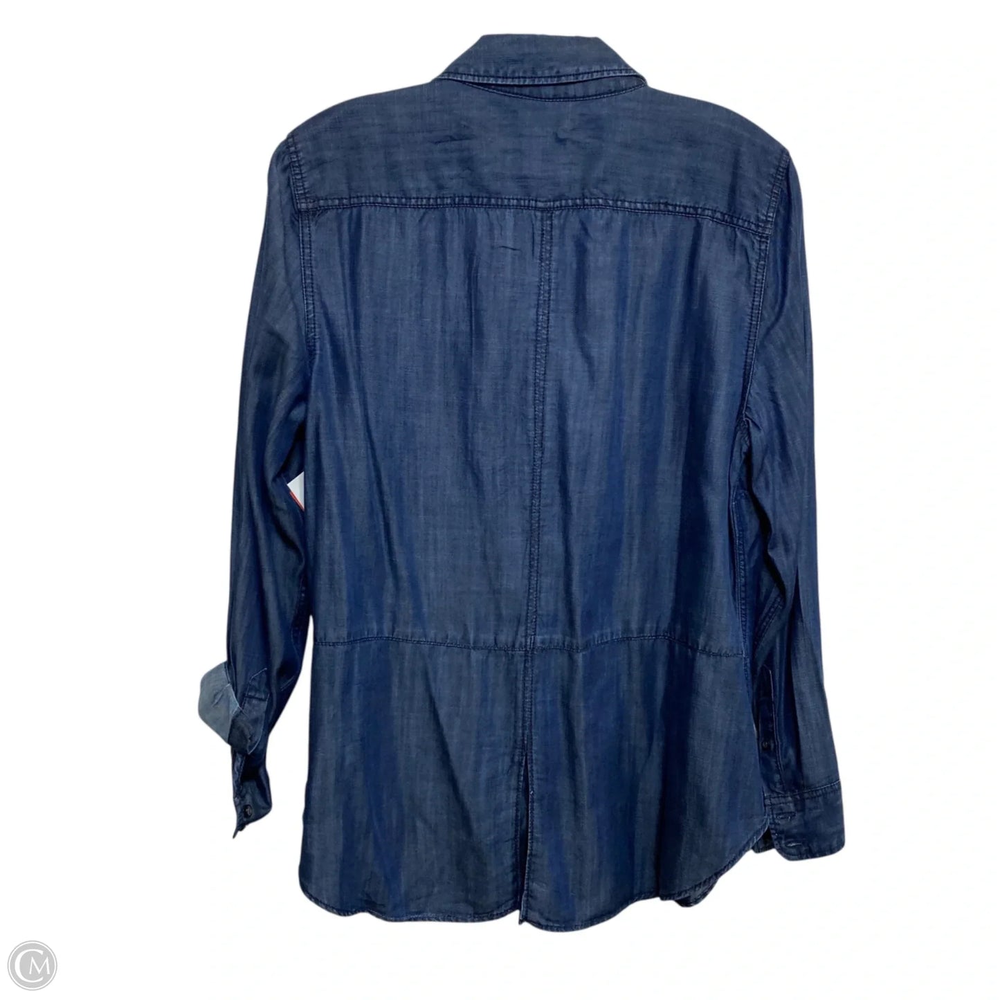 Top Long Sleeve By Talbots In Blue, Size: Lp