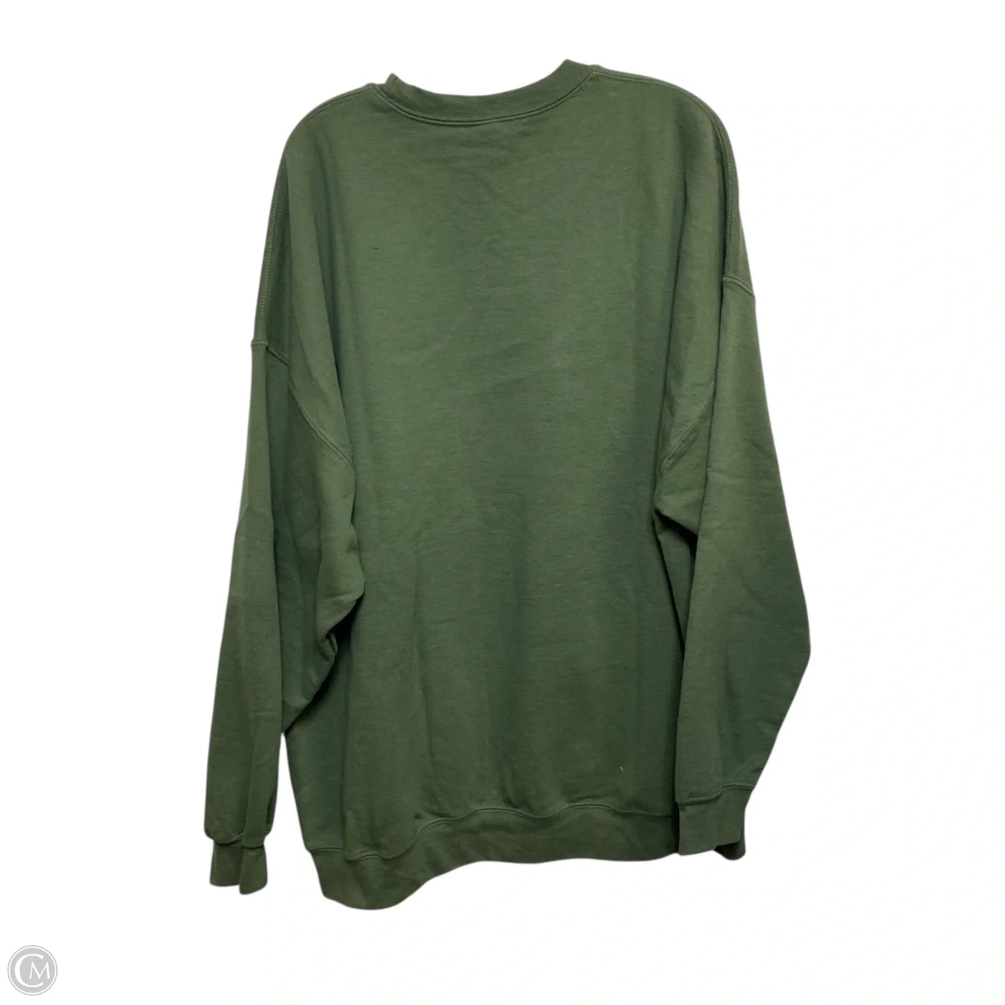 Sweatshirt Crewneck By Gildan In Green, Size: 3x