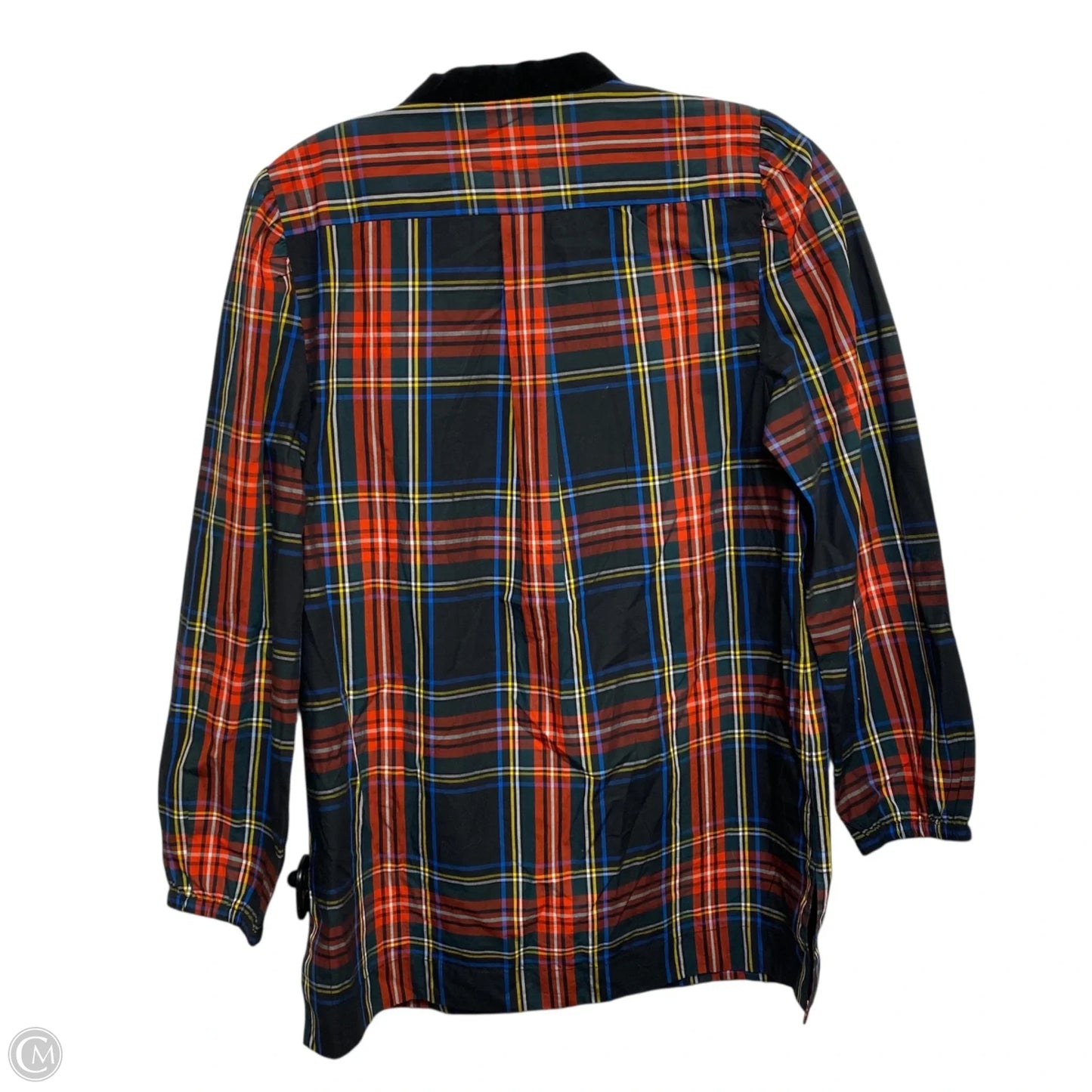 Top Long Sleeve By J. Crew In Plaid Pattern, Size: Xs