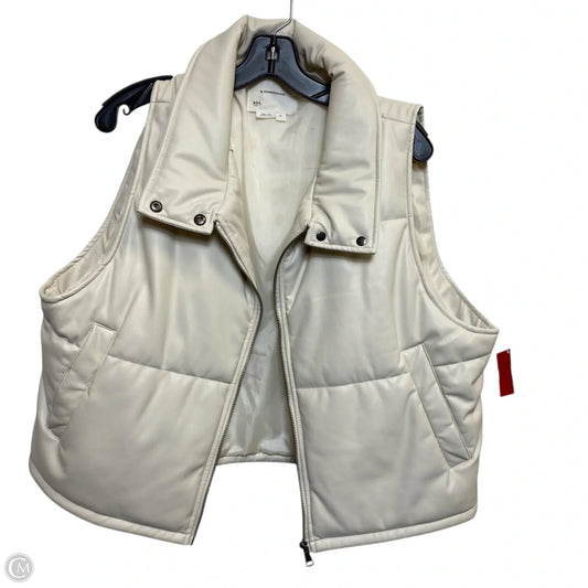 Vest Puffer & Quilted By Anthropologie In Cream, Size: Xl