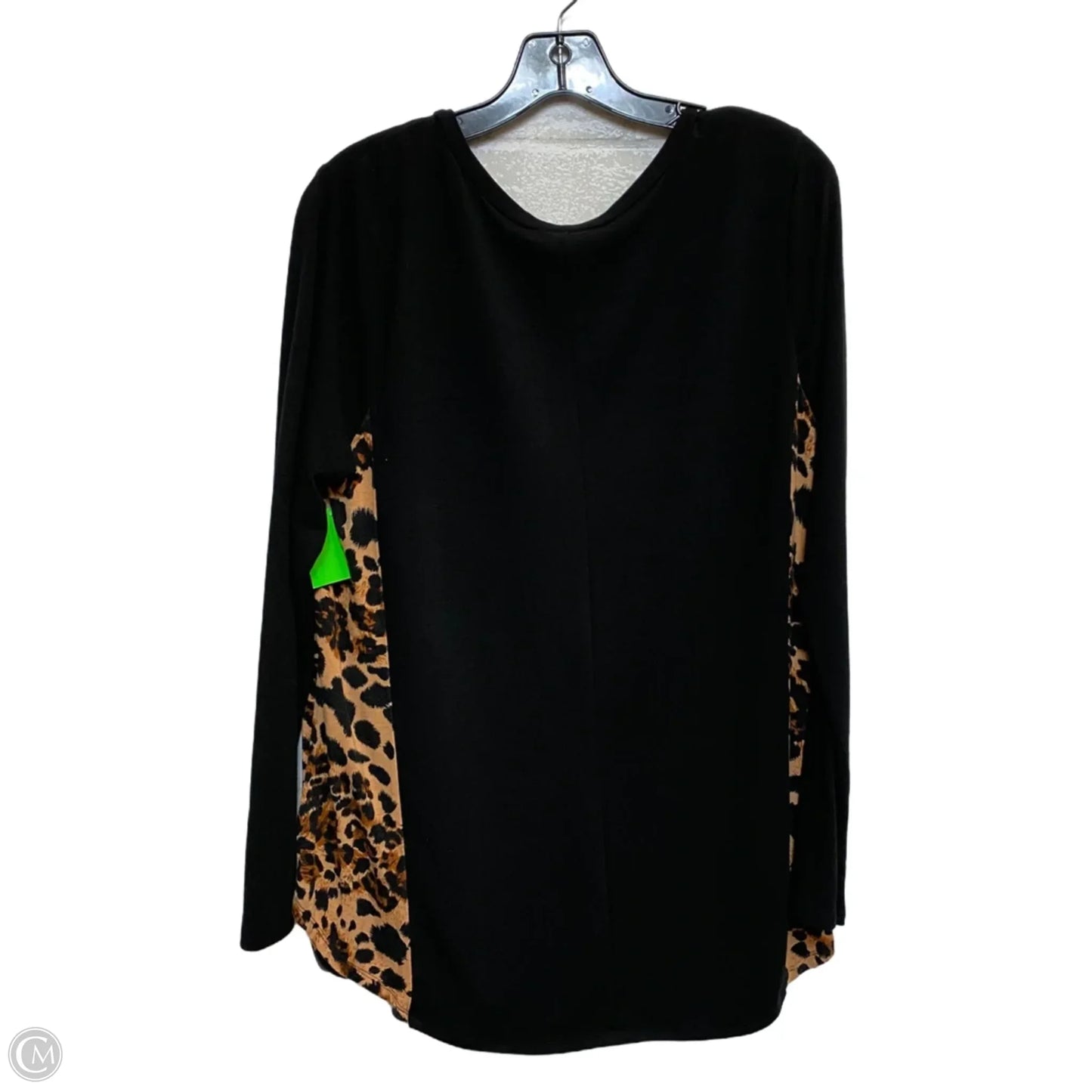Top Long Sleeve By Zenana In Black, Size: Xl