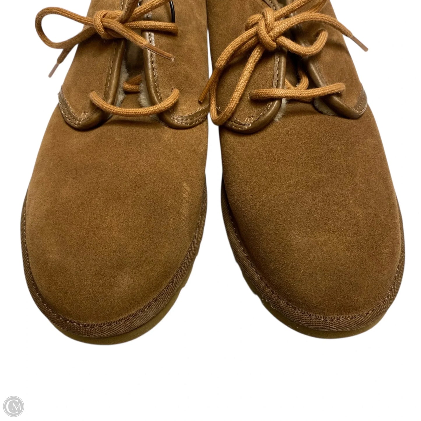 Boots Designer By Ugg In Brown, Size: 11