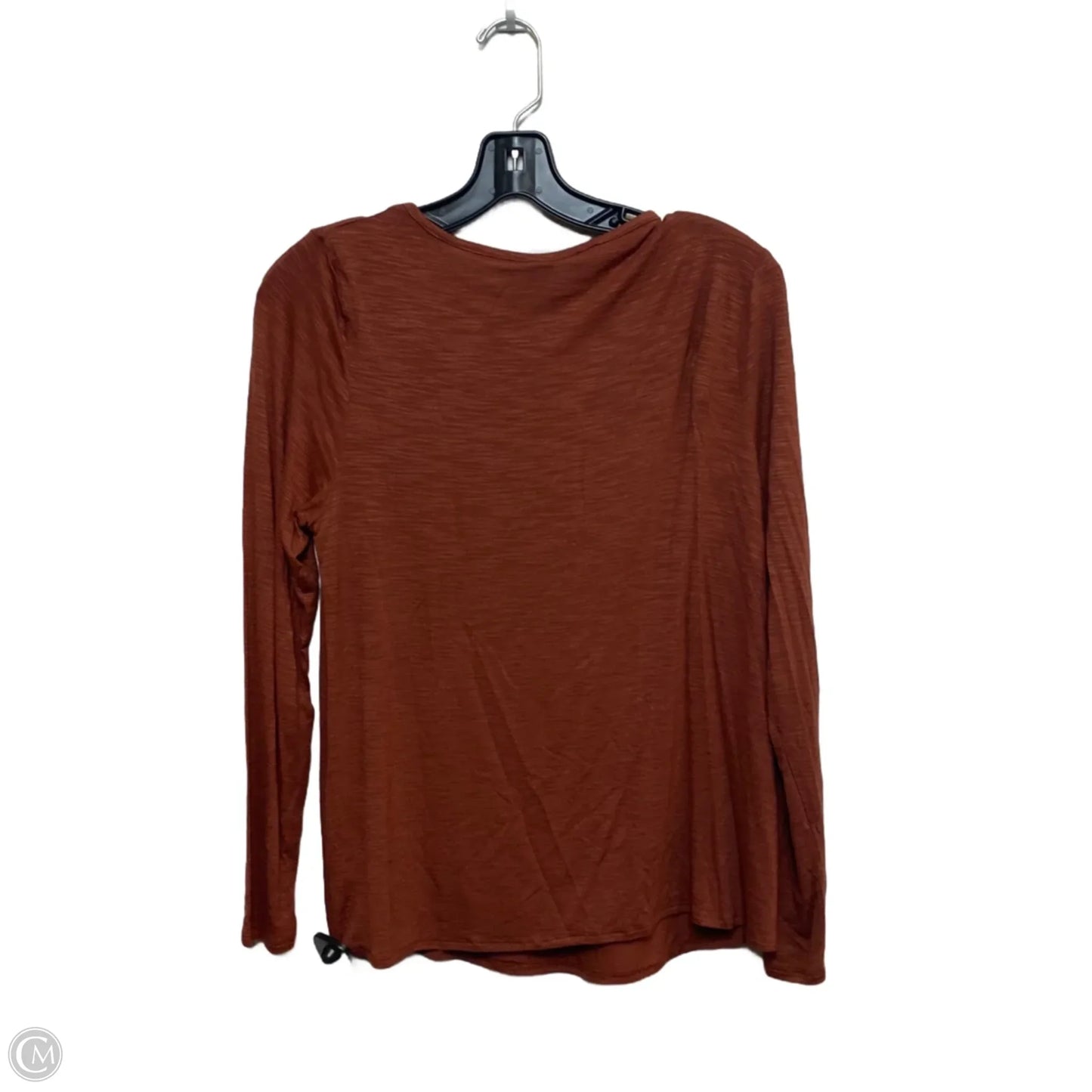 Top Long Sleeve Basic By Old Navy In Brown, Size: Xs