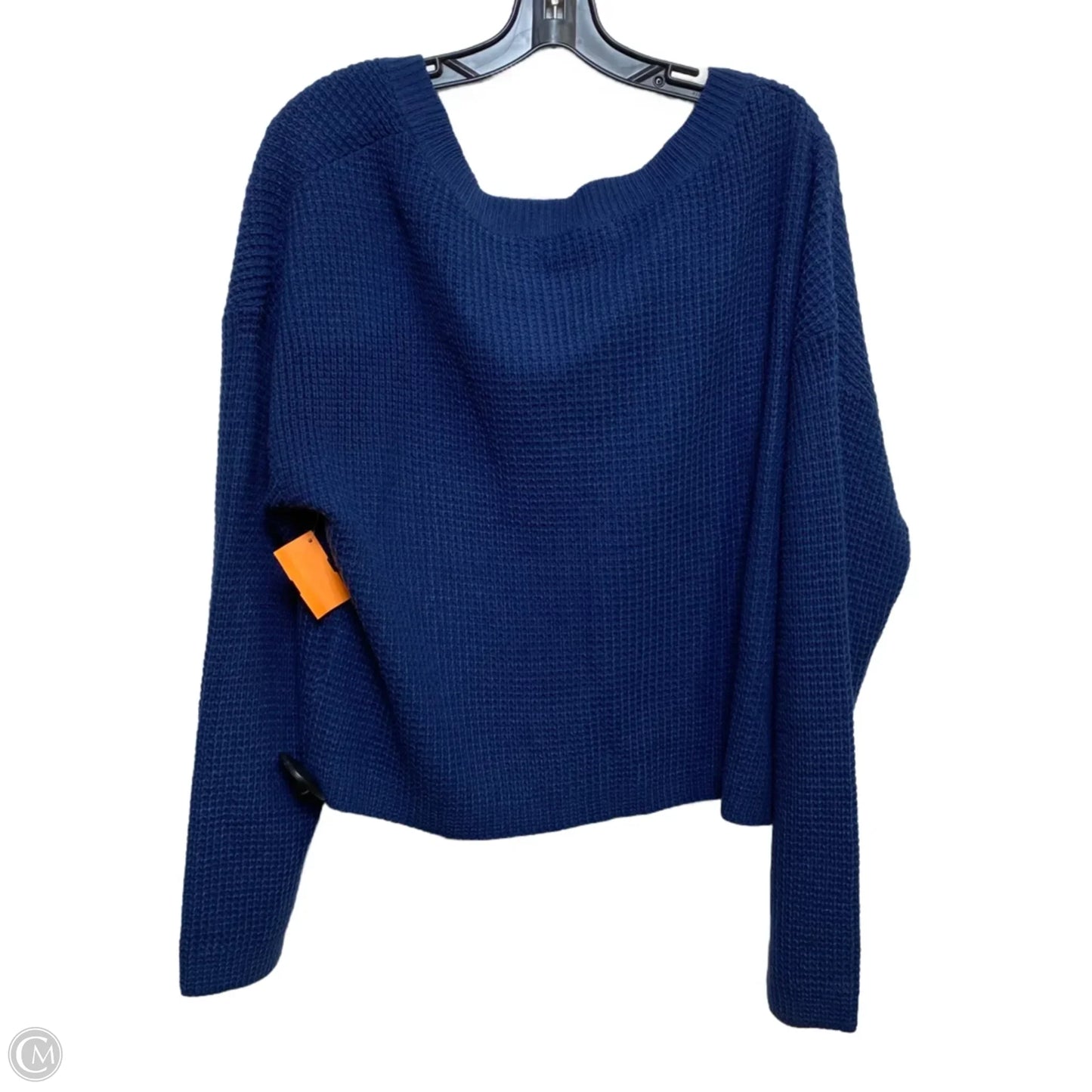 Cardigan By Mirol In Blue, Size: Xl