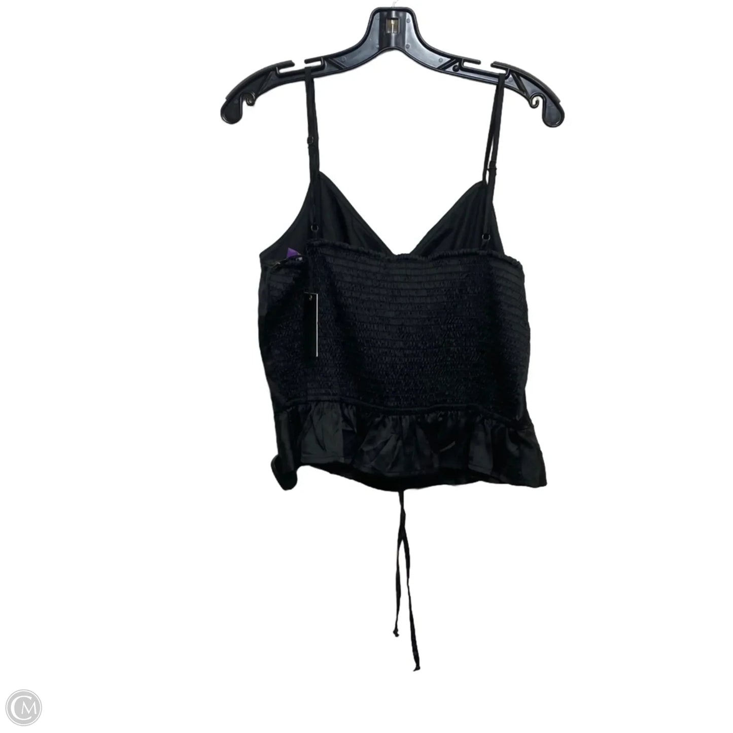 Top Sleeveless By Japna In Black, Size: L