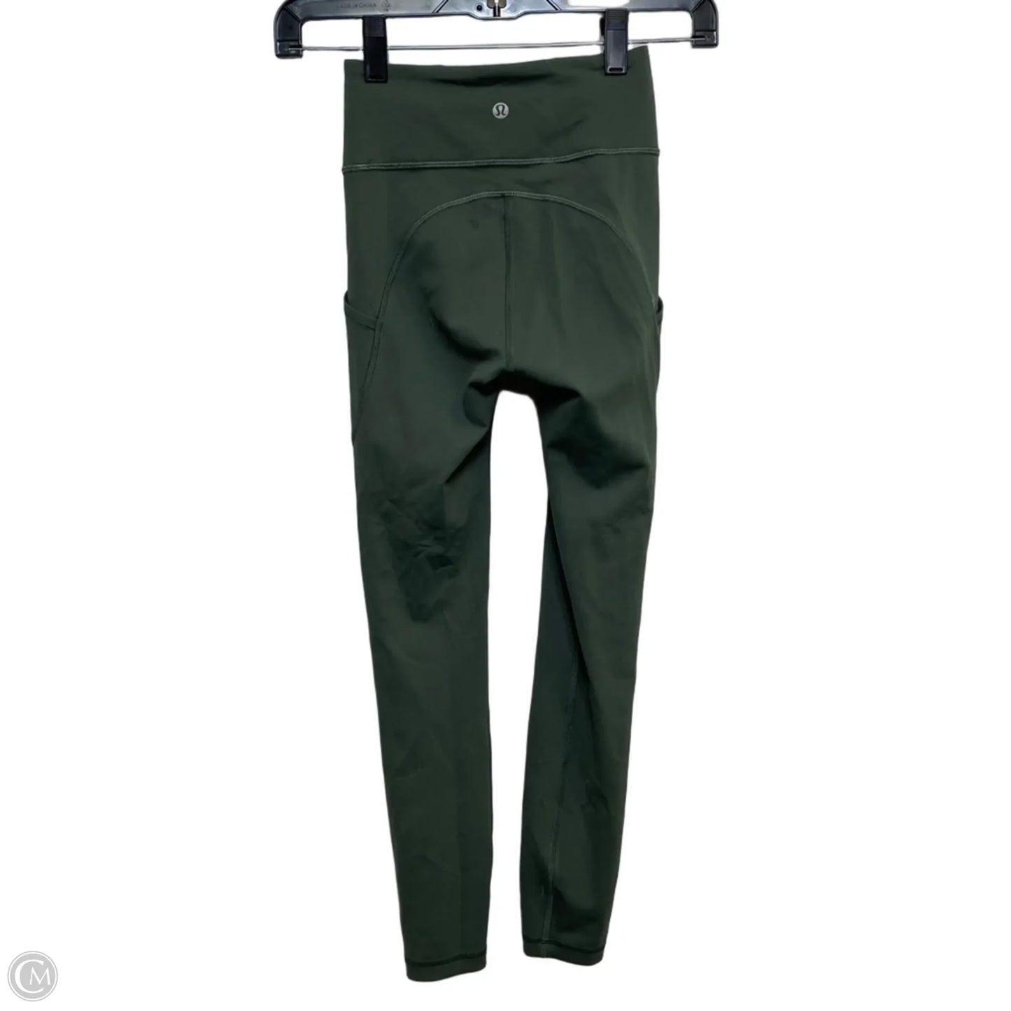 Athletic Leggings By Lululemon In Green, Size: Small