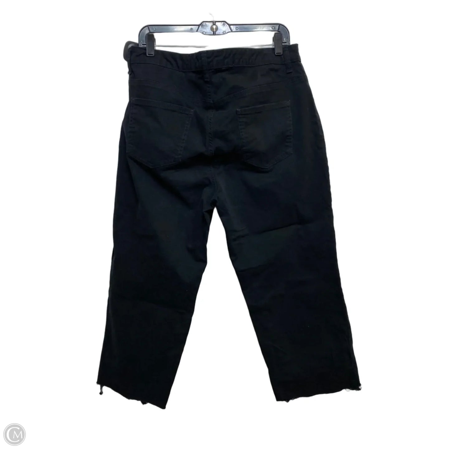 Pants Cropped By Style And Company In Black, Size: 16
