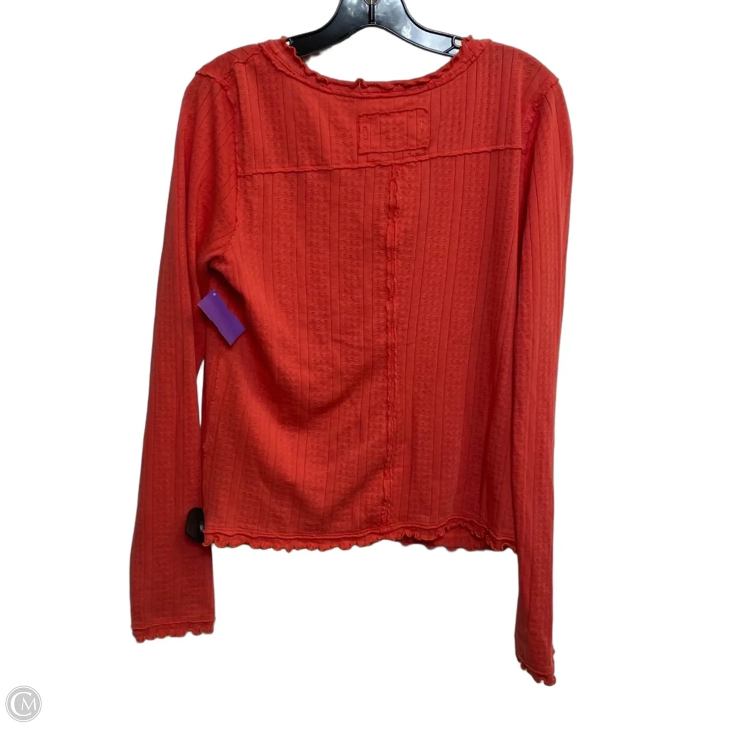 Top Long Sleeve By We The Free In Red, Size: Xl