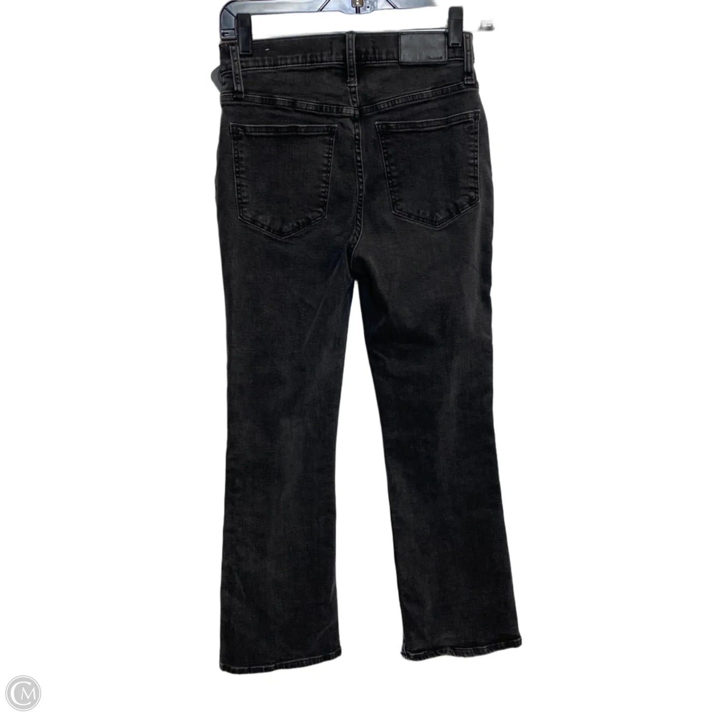 Jeans Boot Cut By Madewell In Black Denim, Size: 2
