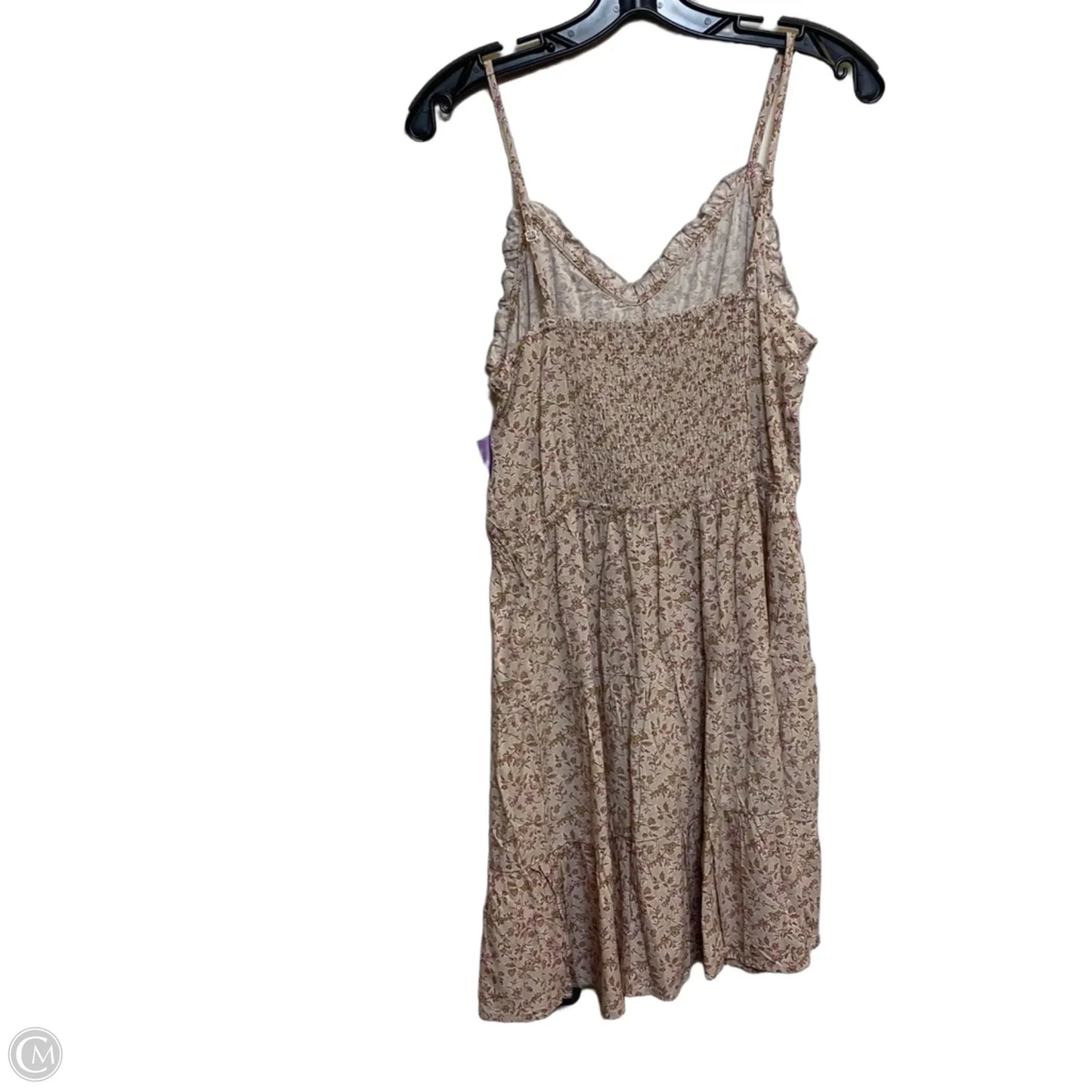 Dress Casual Short By Mimi Chica In Green & Pink, Size: L