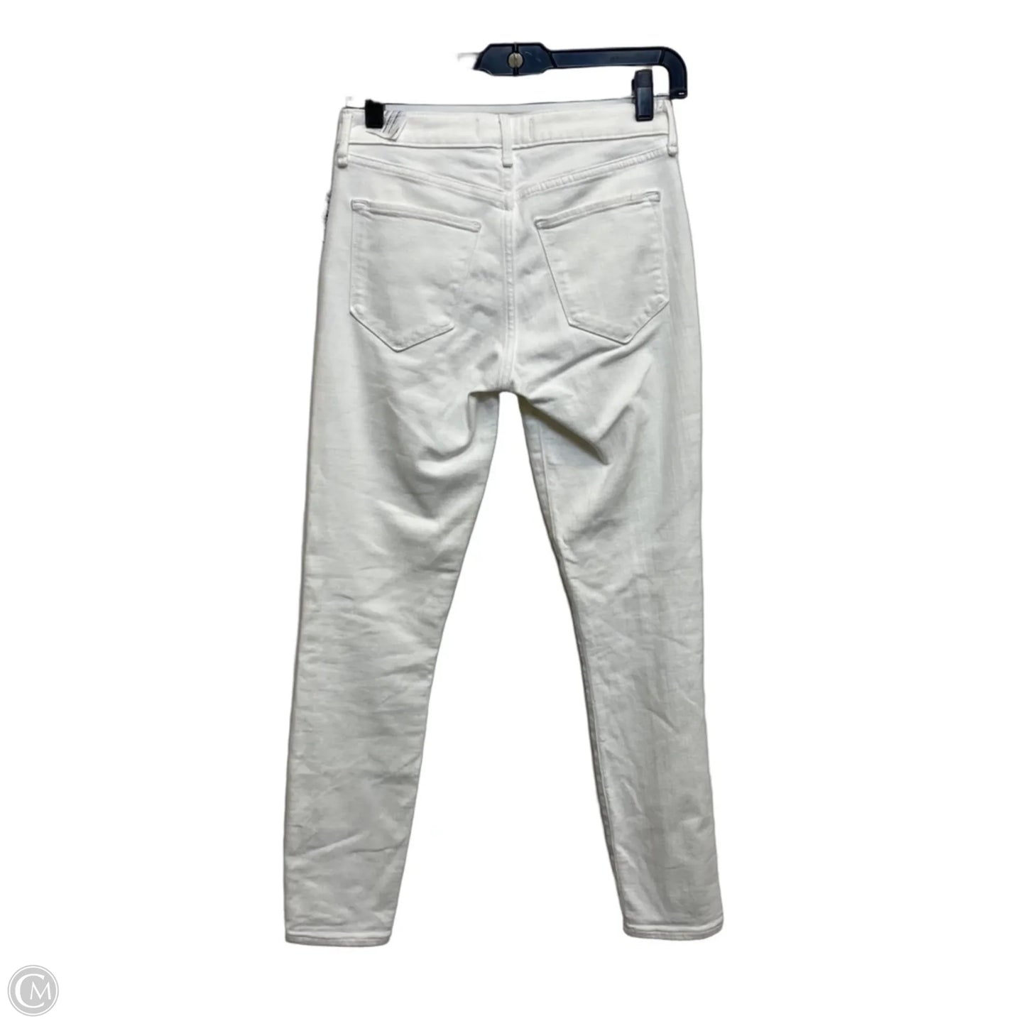 Jeans Skinny By Abercrombie And Fitch In White Denim, Size: 2