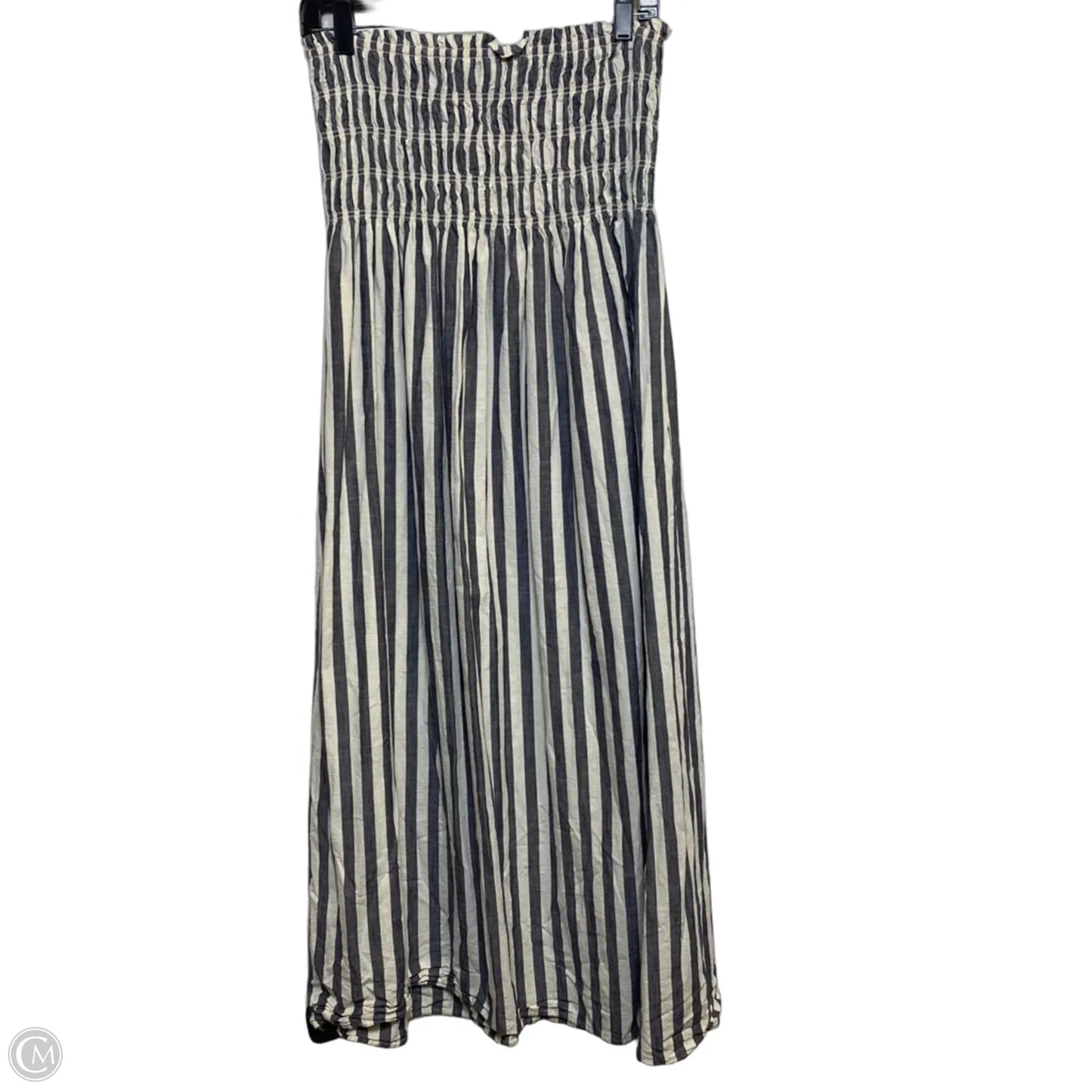 Dress Casual Maxi By Under Armour In Blue & Cream, Size: S
