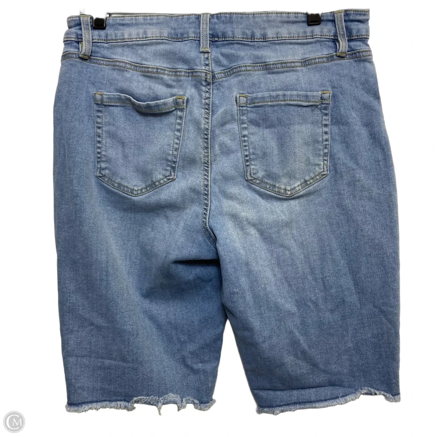 Shorts By Style And Co Collection Women In Blue Denim, Size: 12
