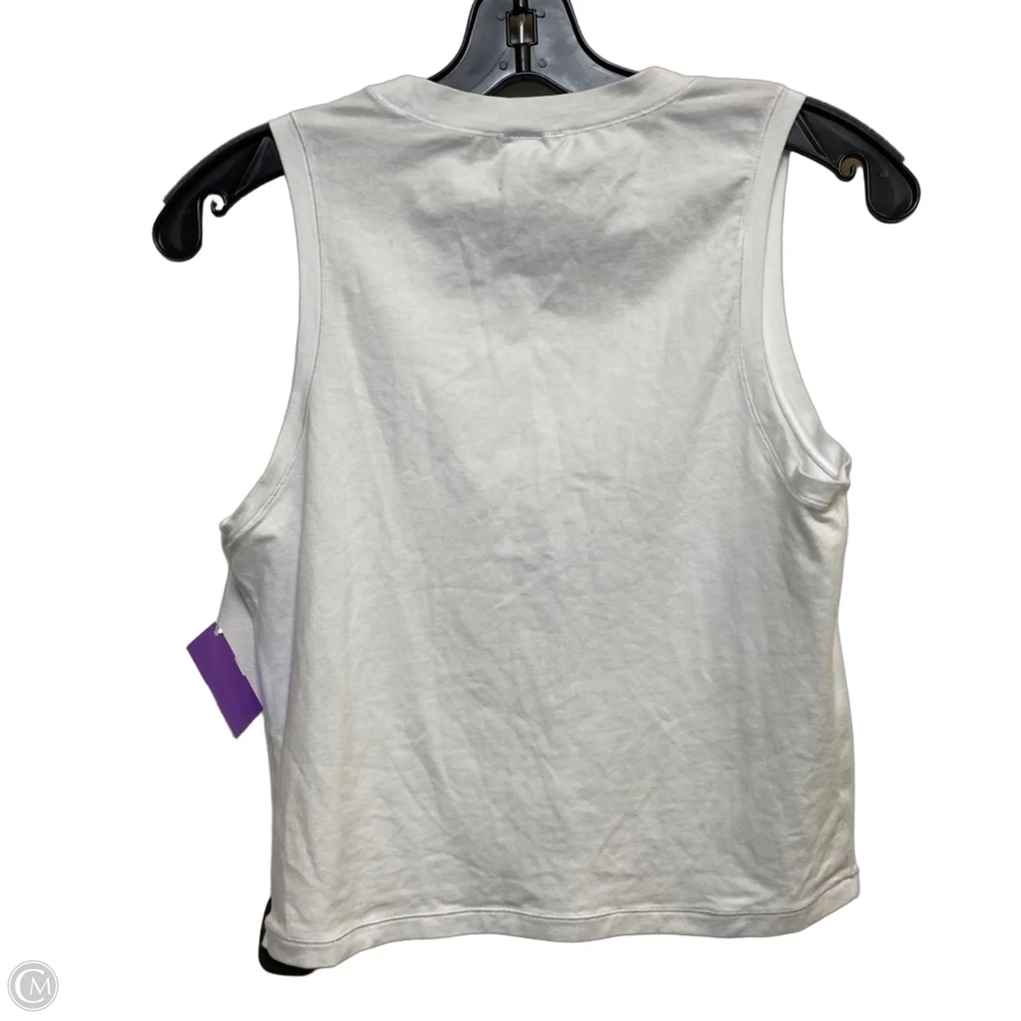Athletic Tank Top By Yogalicious In White, Size: L