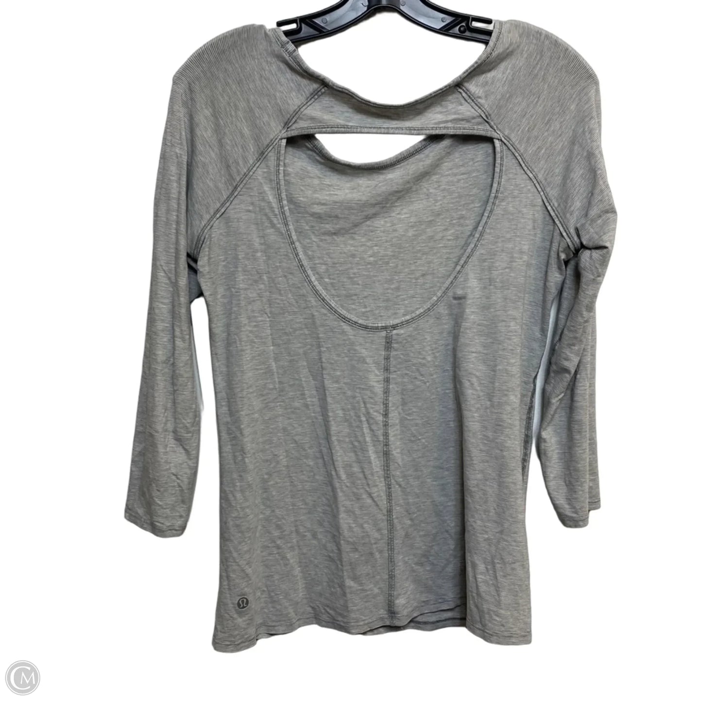 Athletic Sweatshirt Crewneck By Lululemon In Grey, Size: M