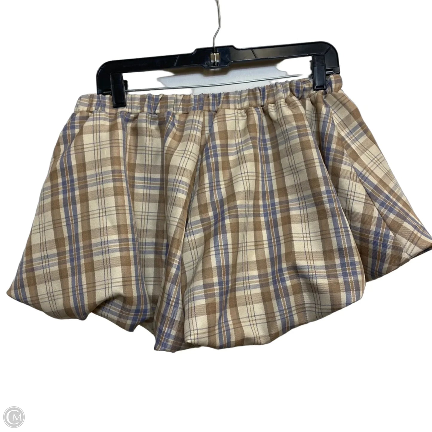 Shorts By Shein In Blue & Cream, Size: L