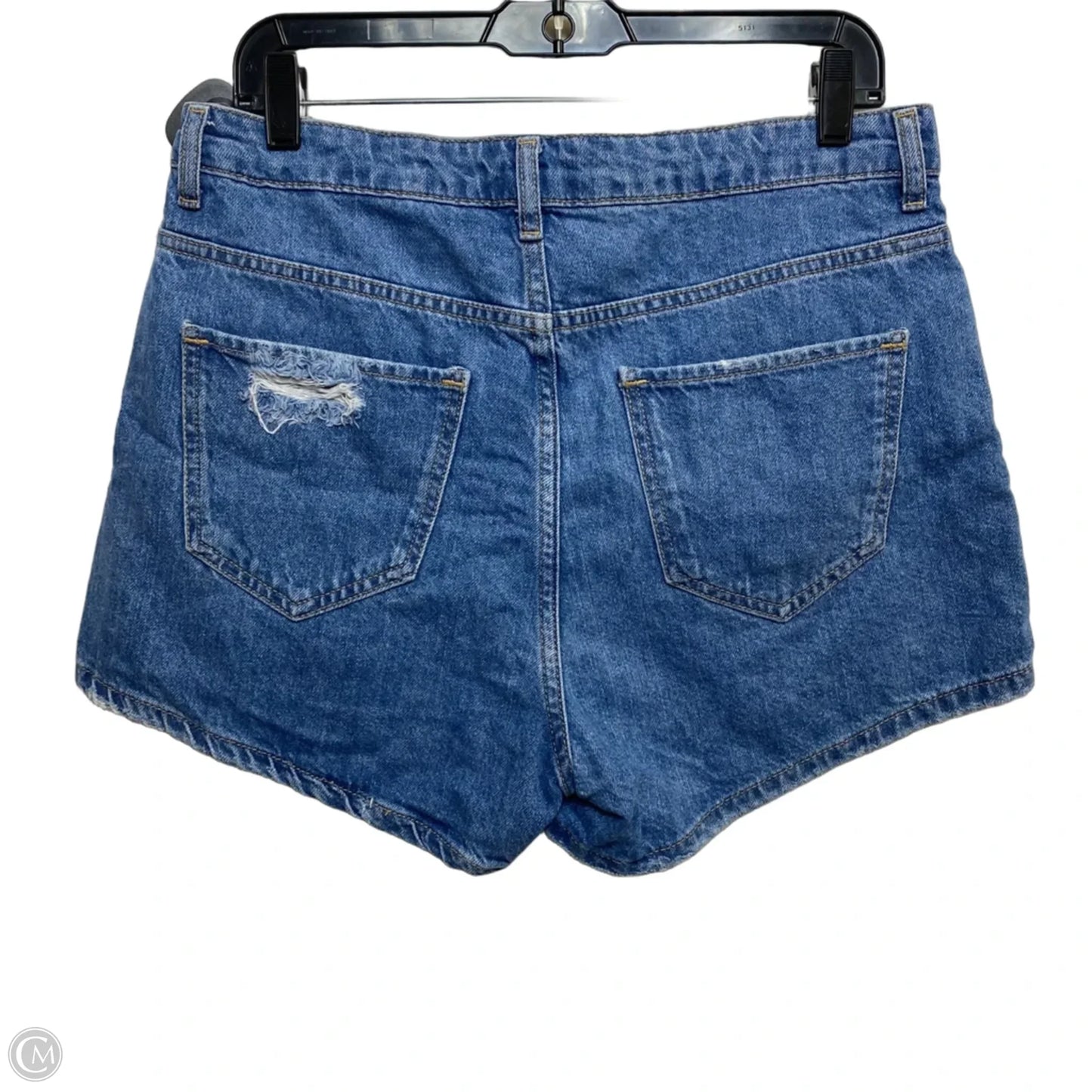 Skort By Zara In Blue Denim, Size: L