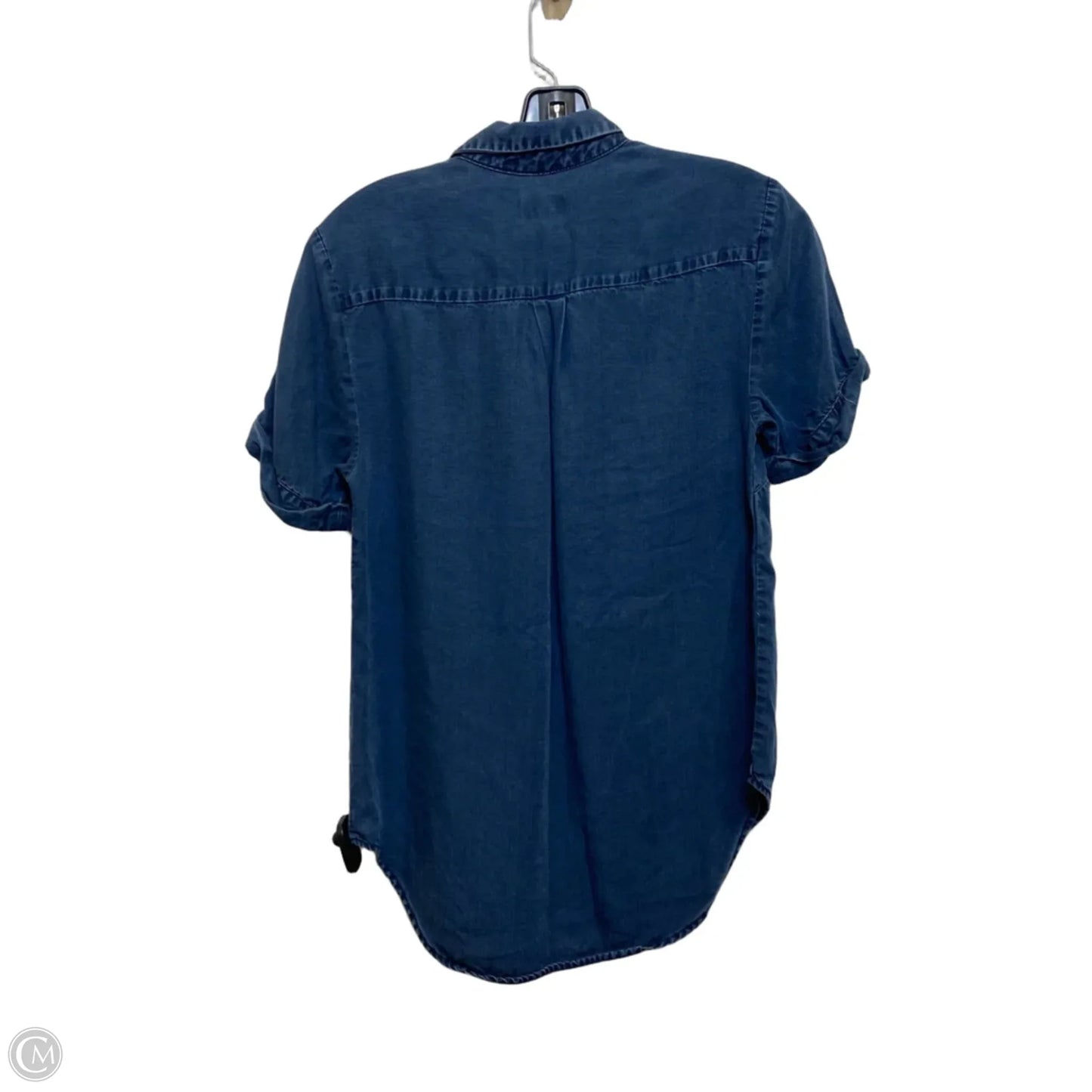 Top Short Sleeve By A New Day In Blue, Size: Xs
