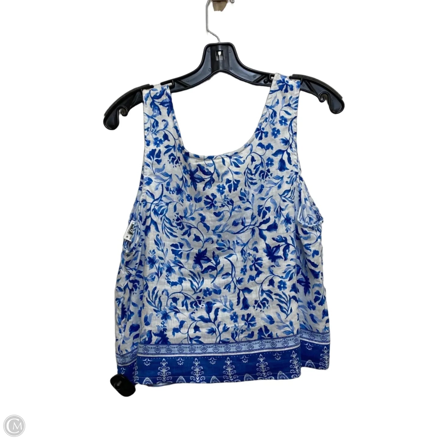 Top Sleeveless By Joie In Blue, Size: L