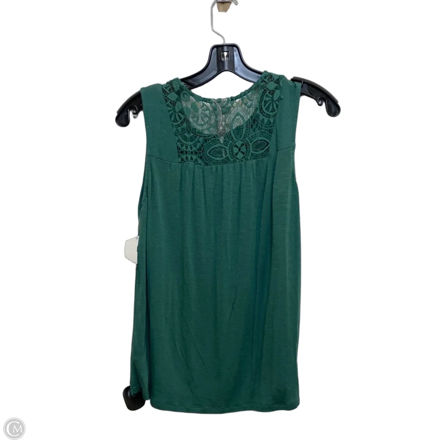 Top Sleeveless By Knox Rose In Green, Size: S