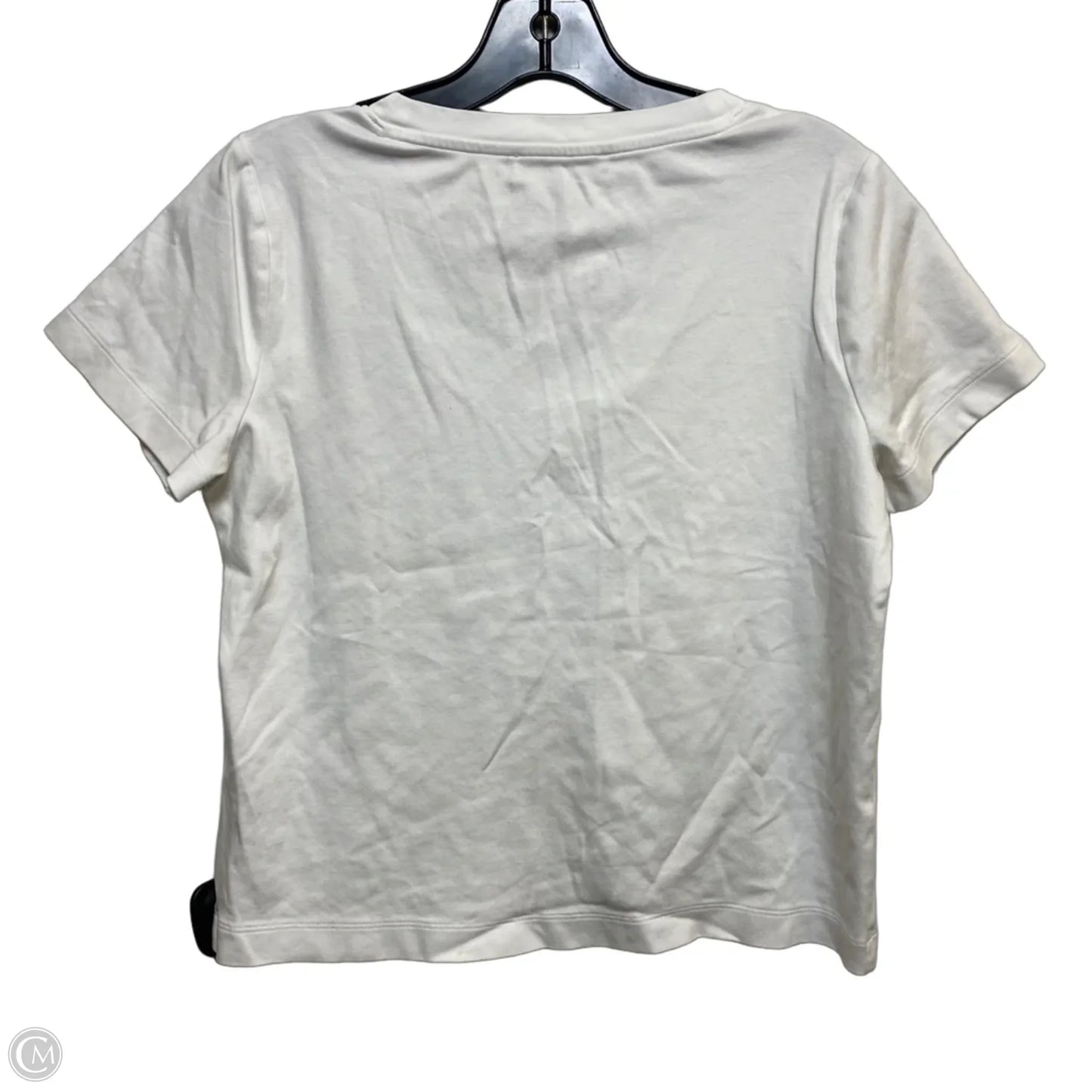 Top Short Sleeve By Spanx In White, Size: M