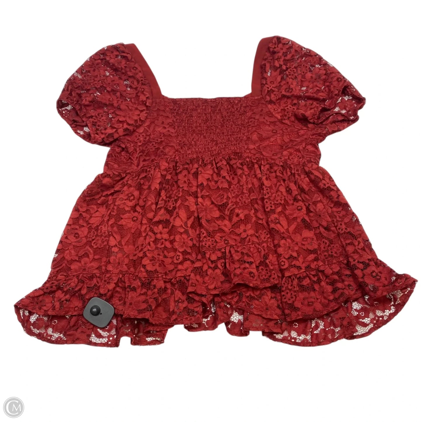 Top Short Sleeve By Torrid In Red, Size: M