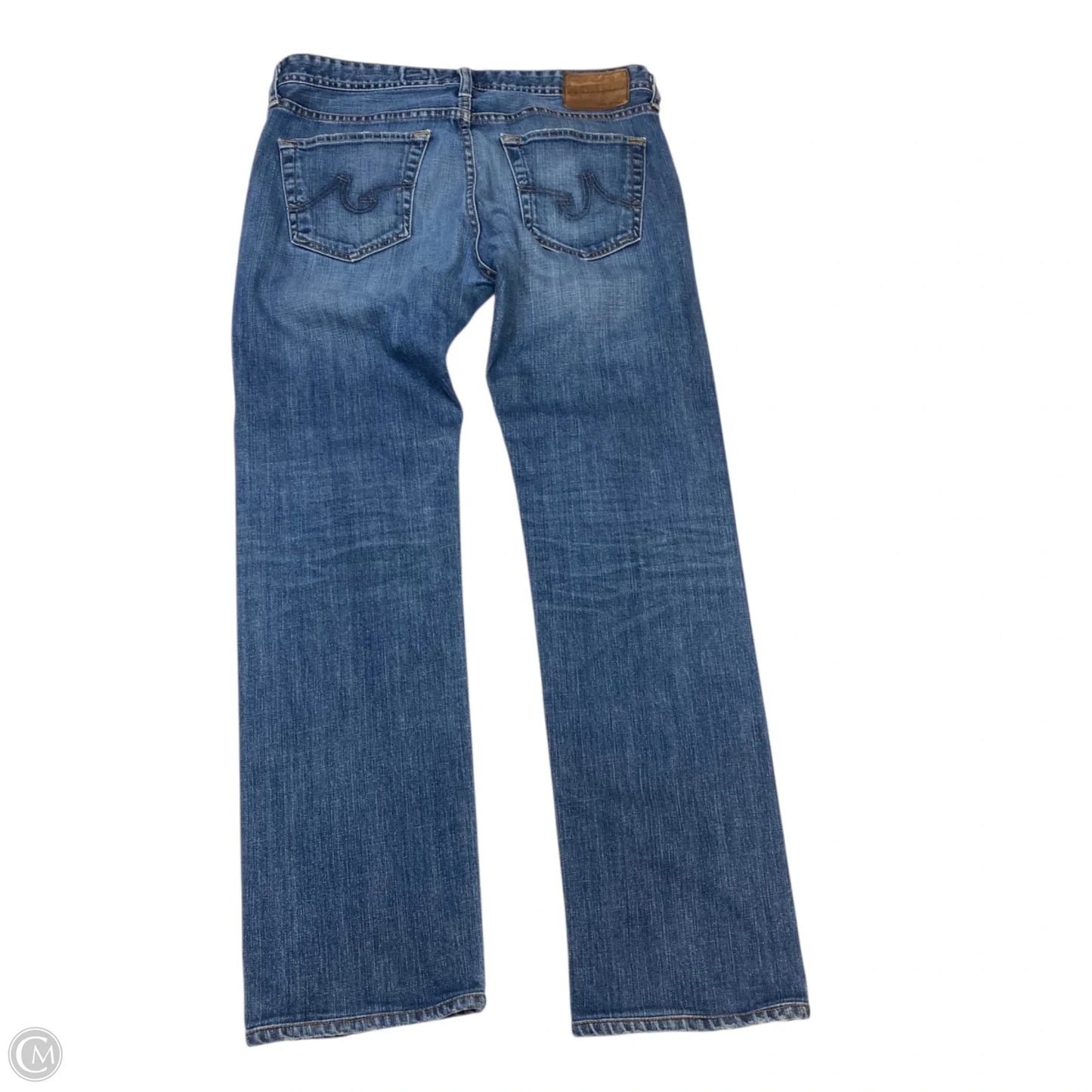 Jeans Designer By Adriano Goldschmied In Blue Denim, Size: 14