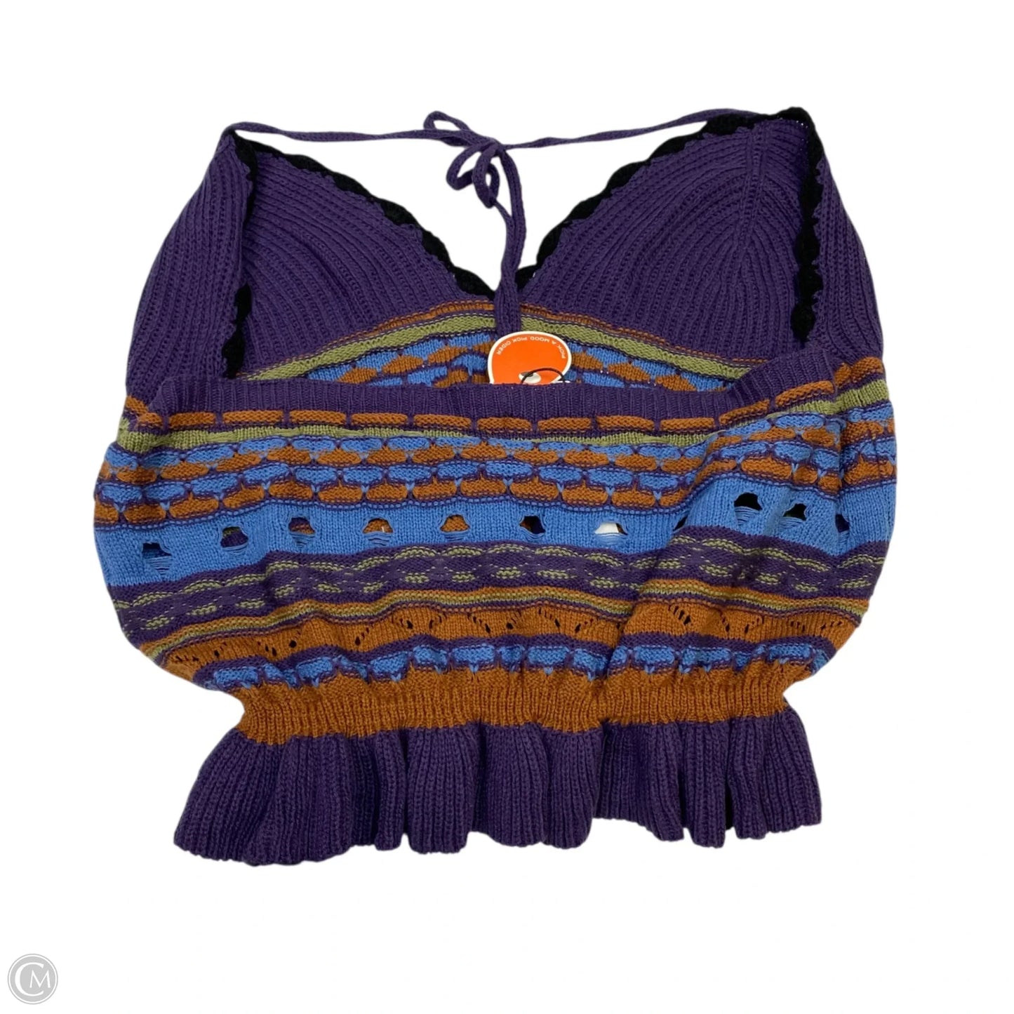 Top Sleeveless By Cider In Purple, Size: 2x