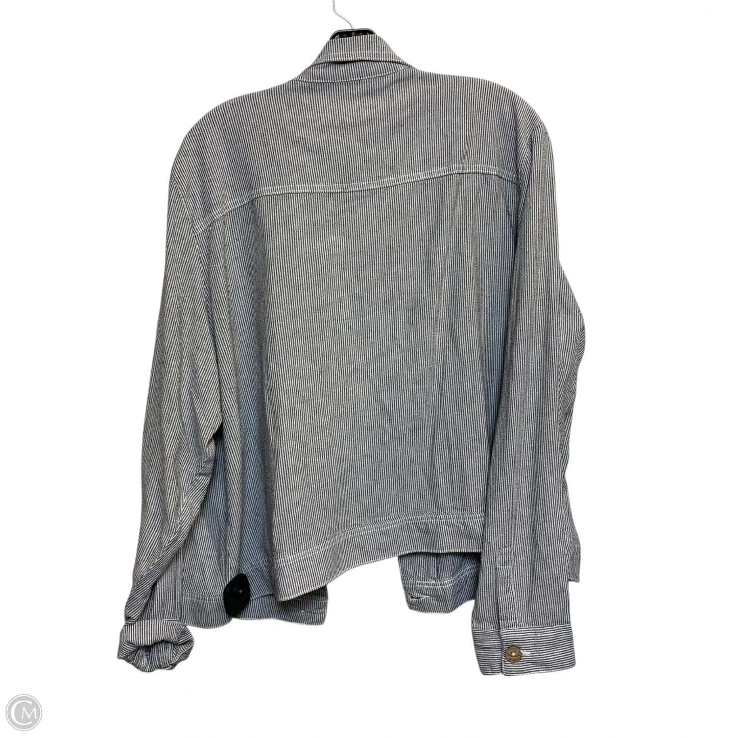 Top Long Sleeve By Dash In Black & White, Size: Xl